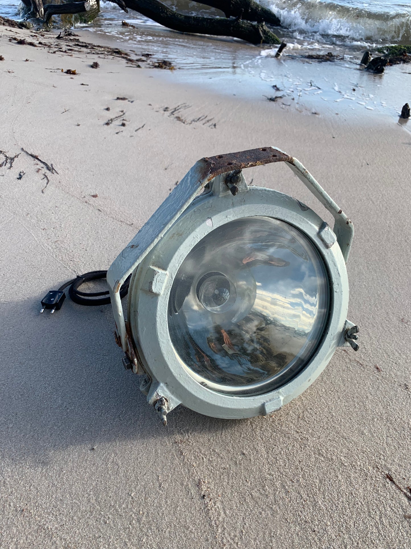 Sökljus från polskt skepp