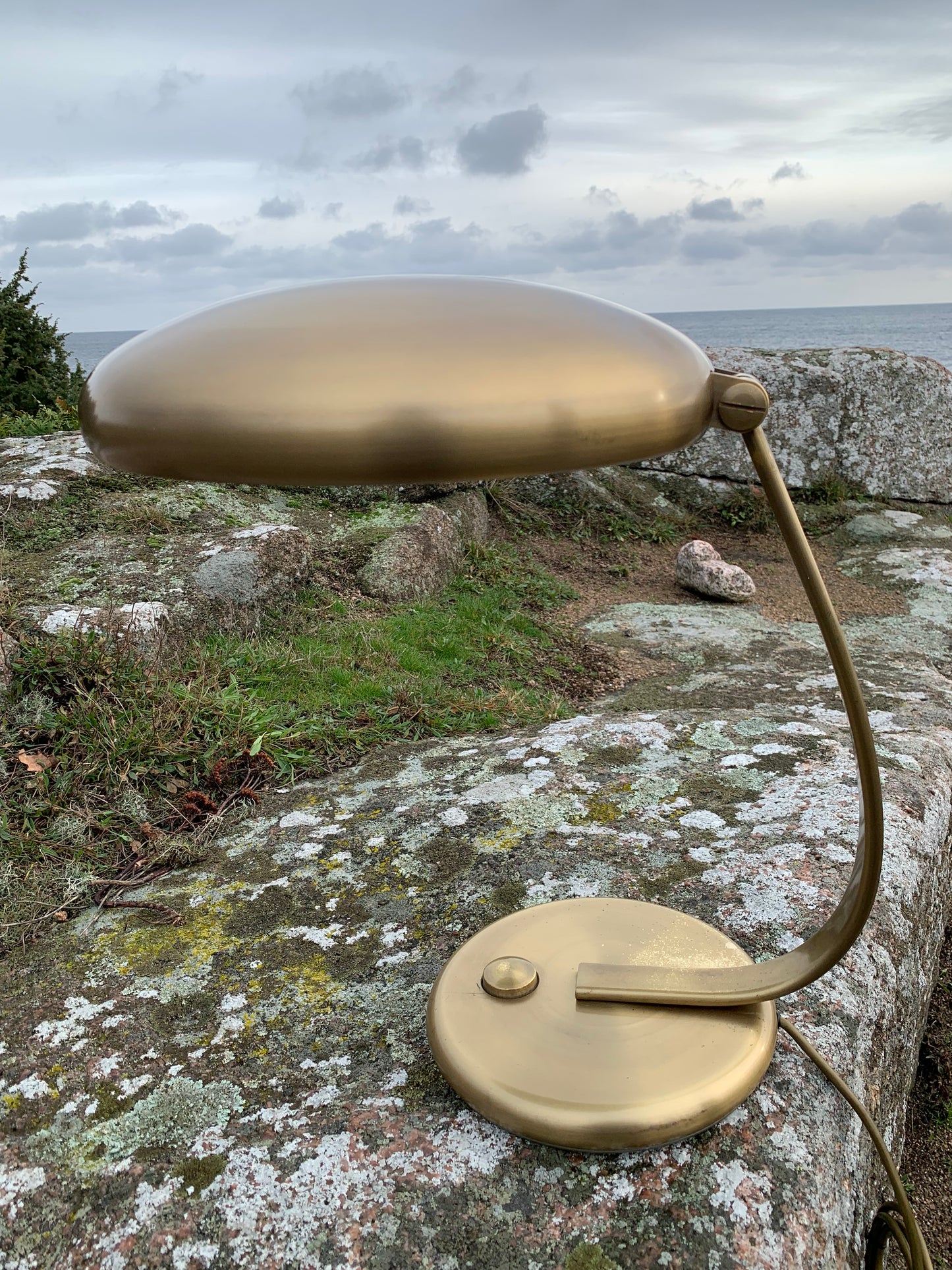 Koch & Lowy vintage lampa - Mässing