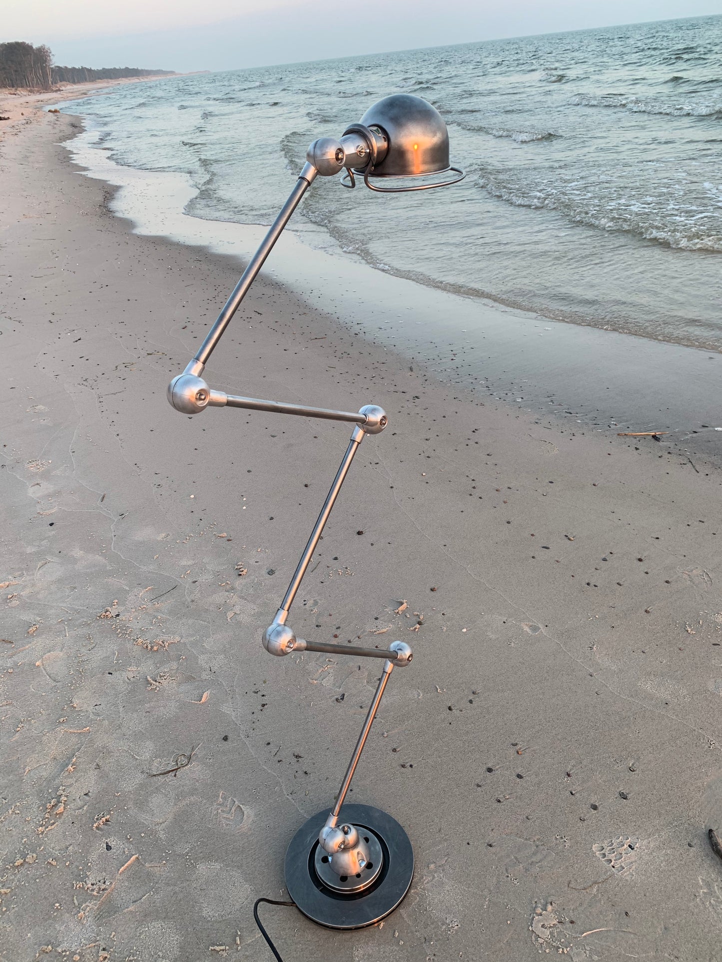 Vacker Jieldé golvlampa med 5 armar