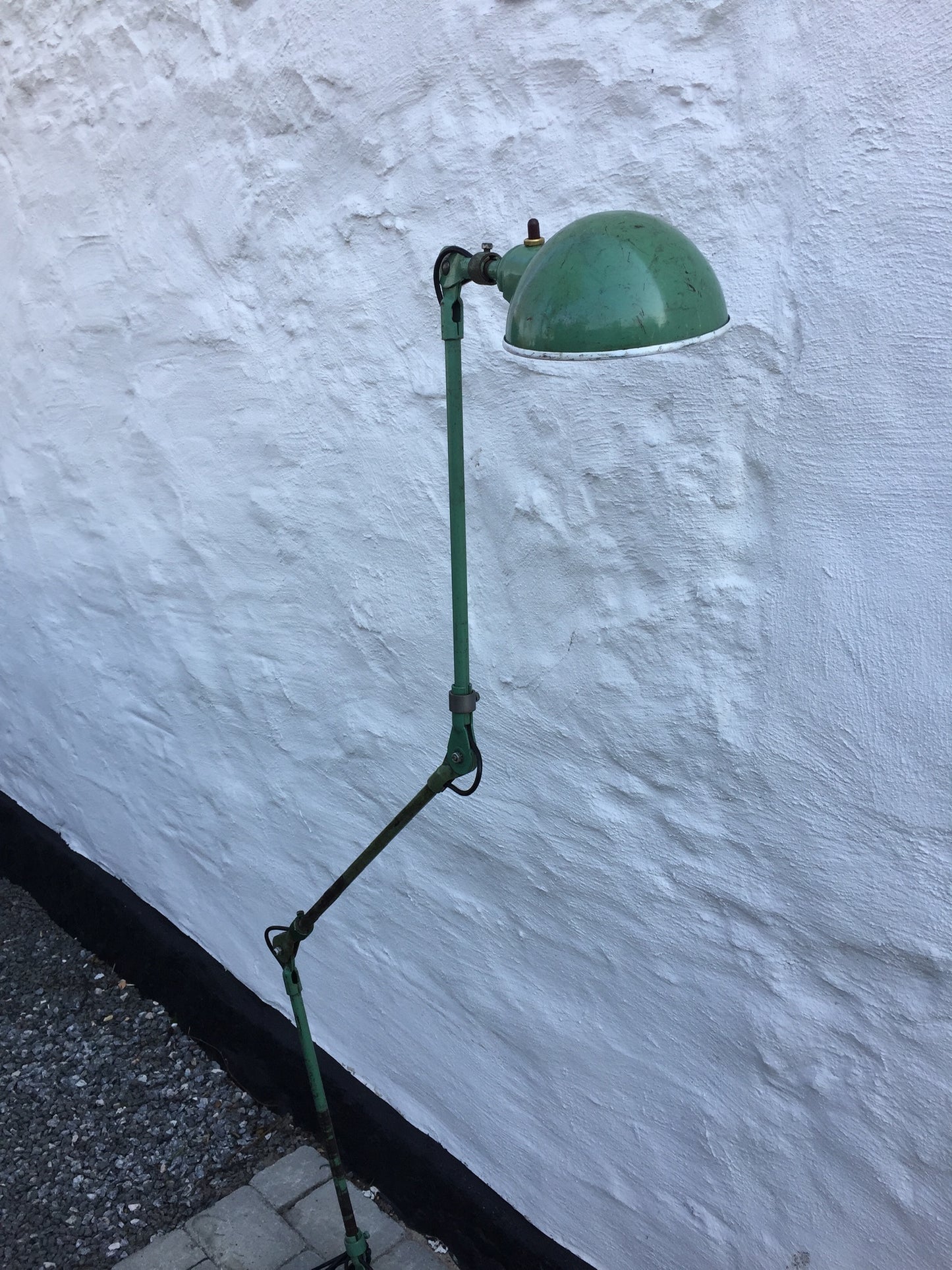 Vacker och sällsynt Fostoria golvlampa från USA