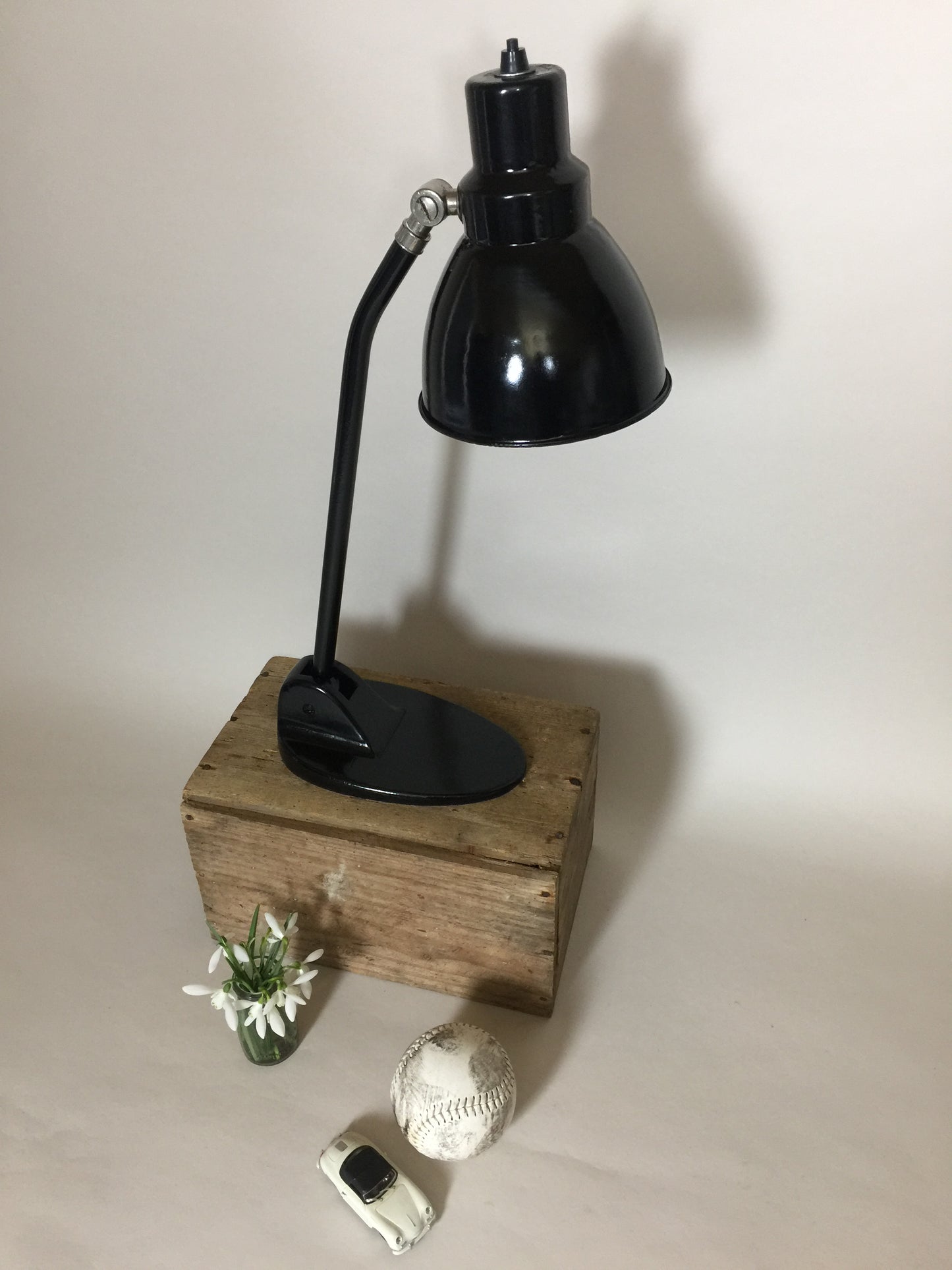 Fin gammal industriell vintage Jacobus lampa