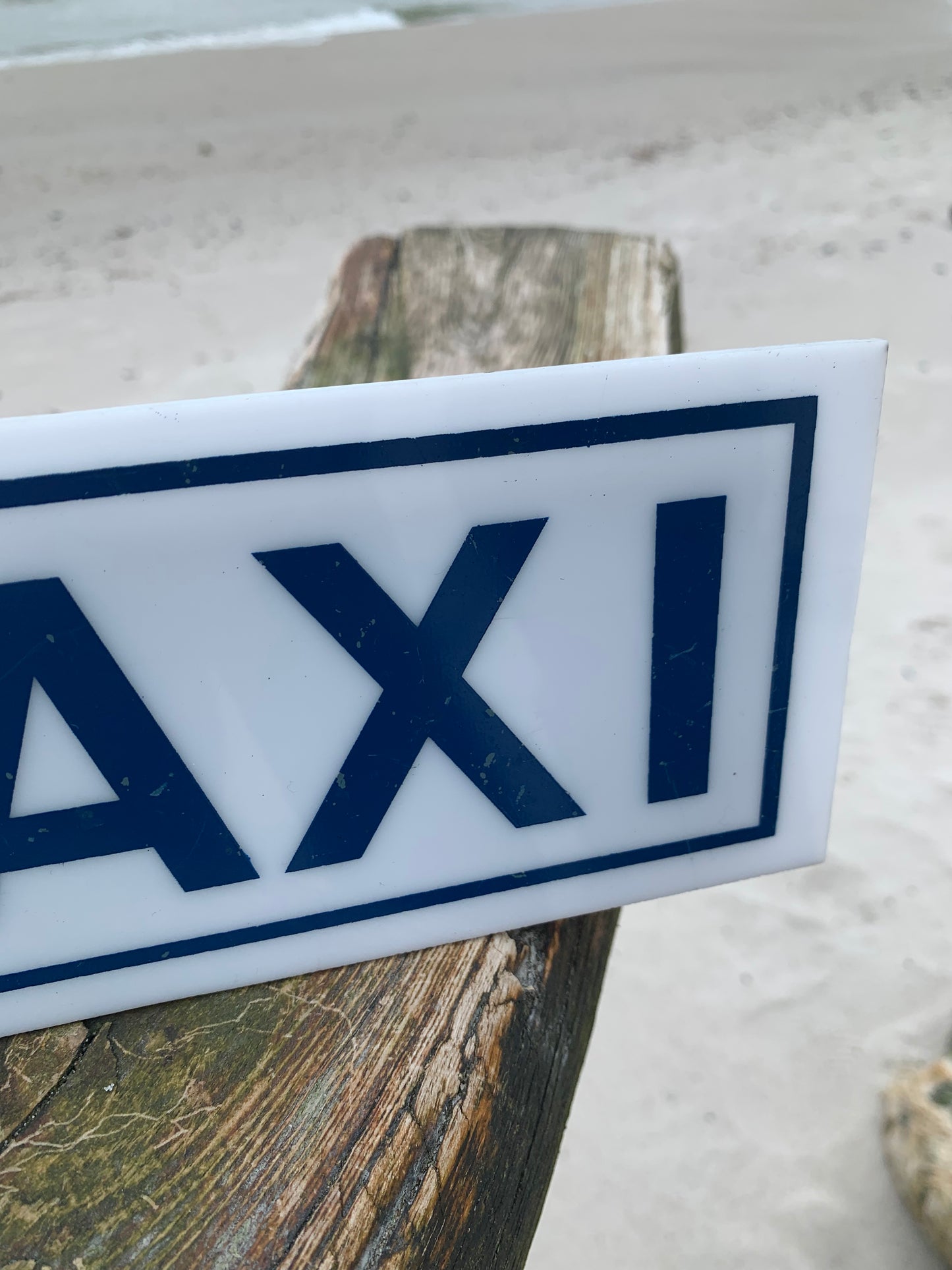 Upplyst skylt - Taxi