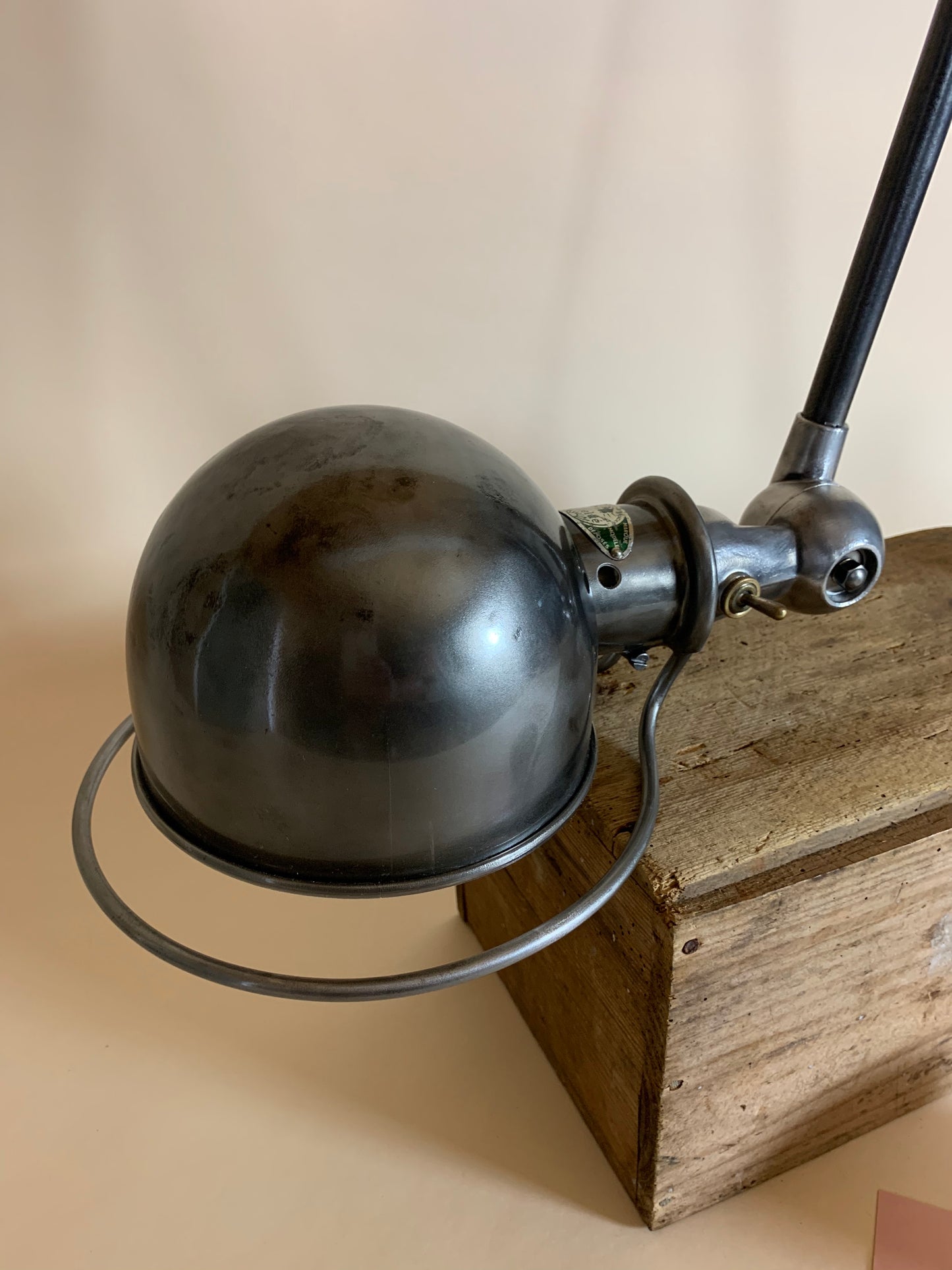 Jieldé vägglampa med 2 armar