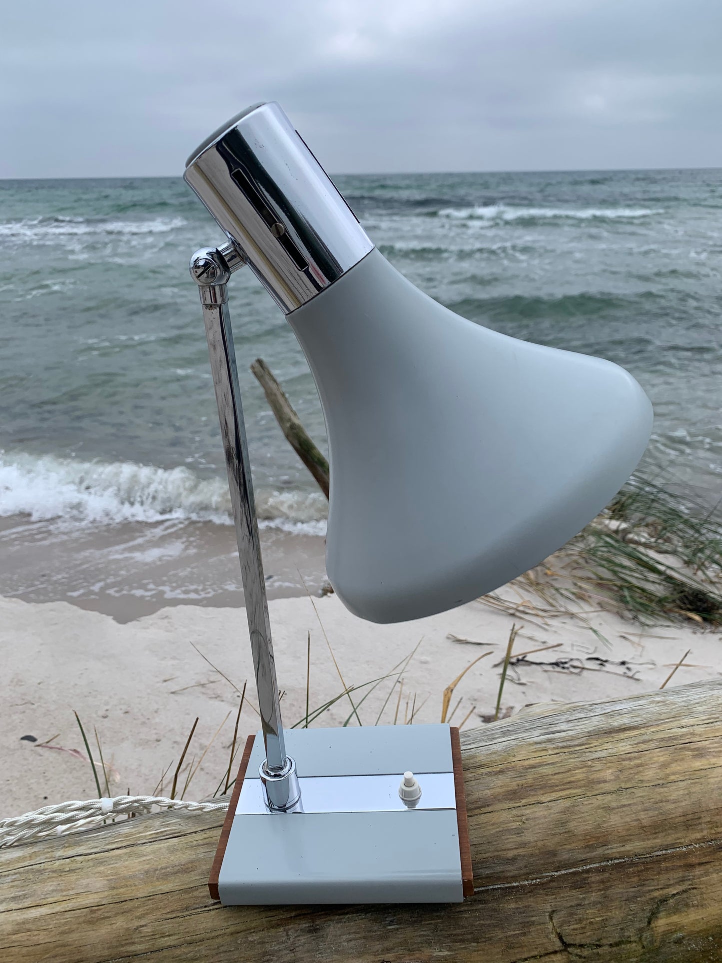 Vintage lampa - Grå