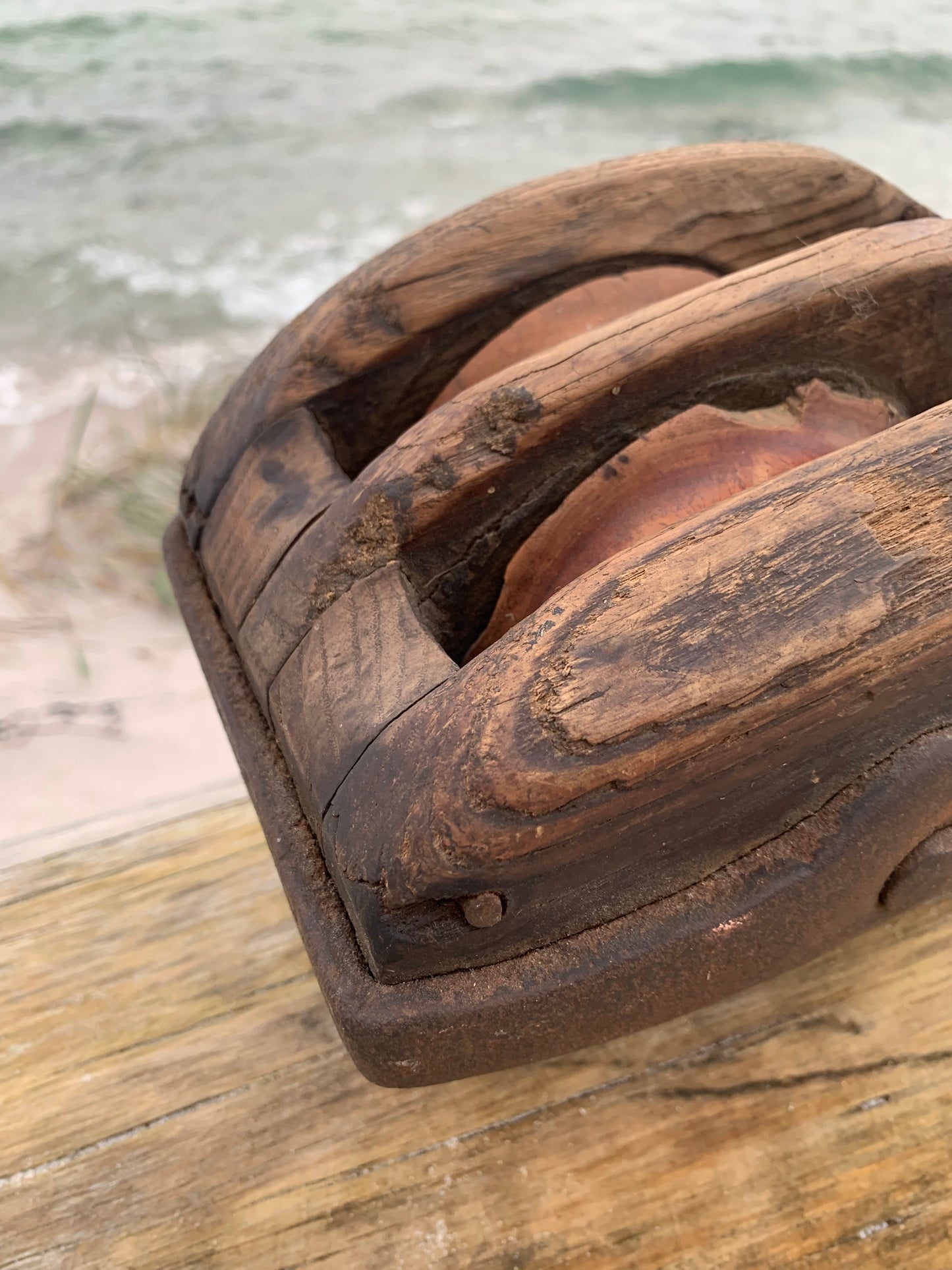 Gammal midja med vacker patina