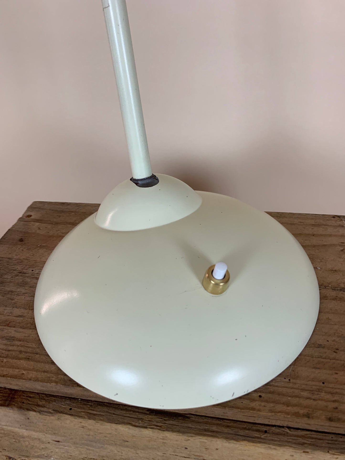 Vintage lampa - Vit