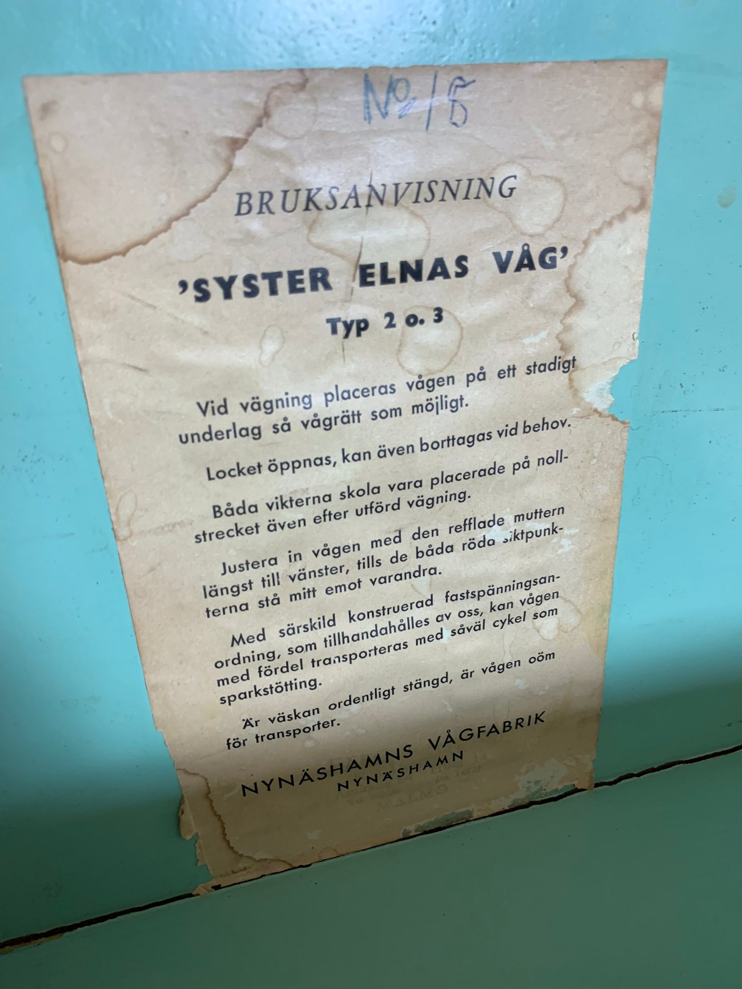 Bärbar babyvåg