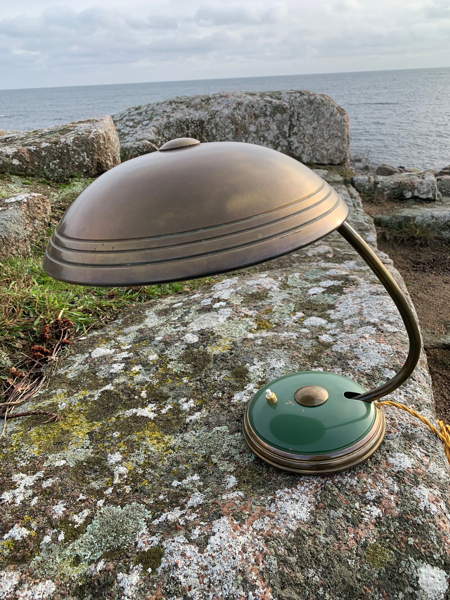 Helo - Grön och mässing