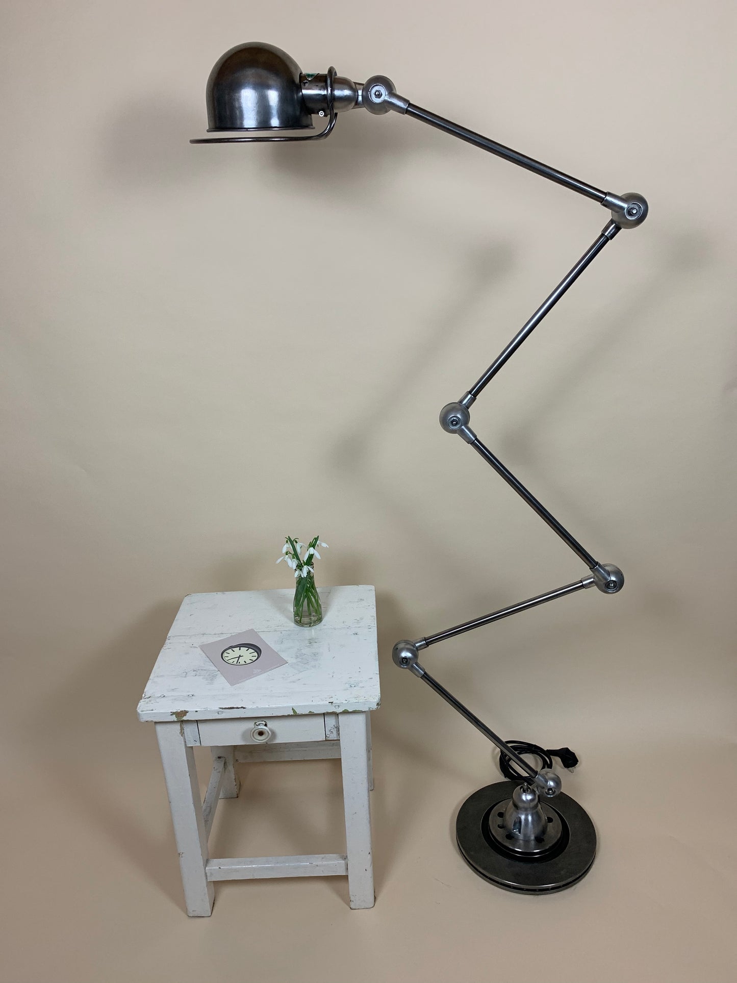 Vacker Jieldé golvlampa med 5 armar