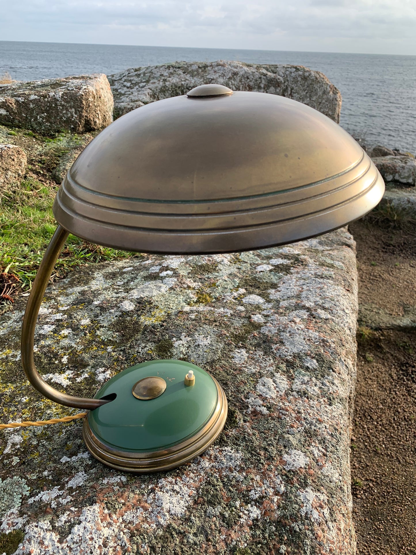 Helo - Grön och mässing