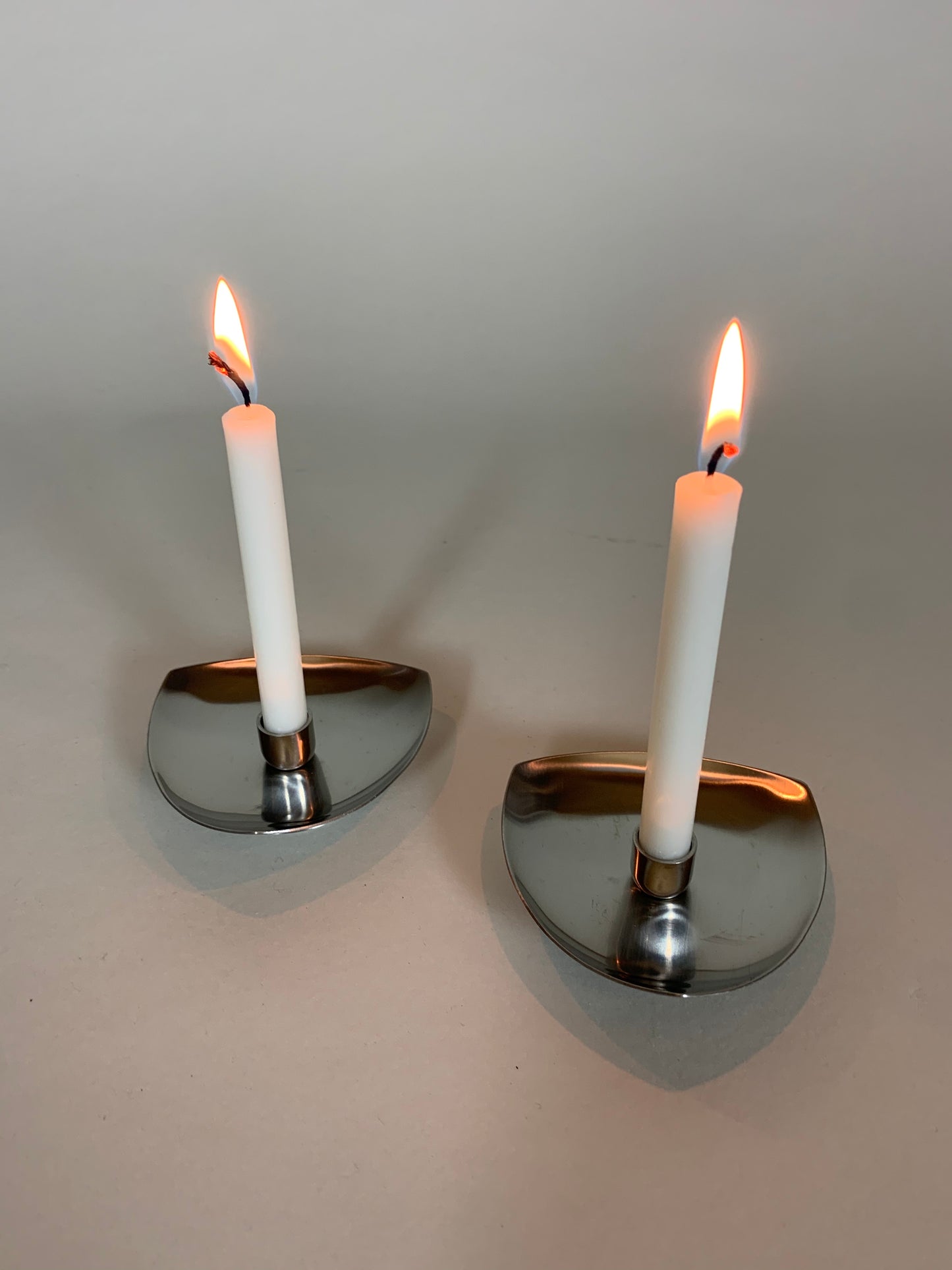 Två st. Stelton ljusstakar i originalförpackning