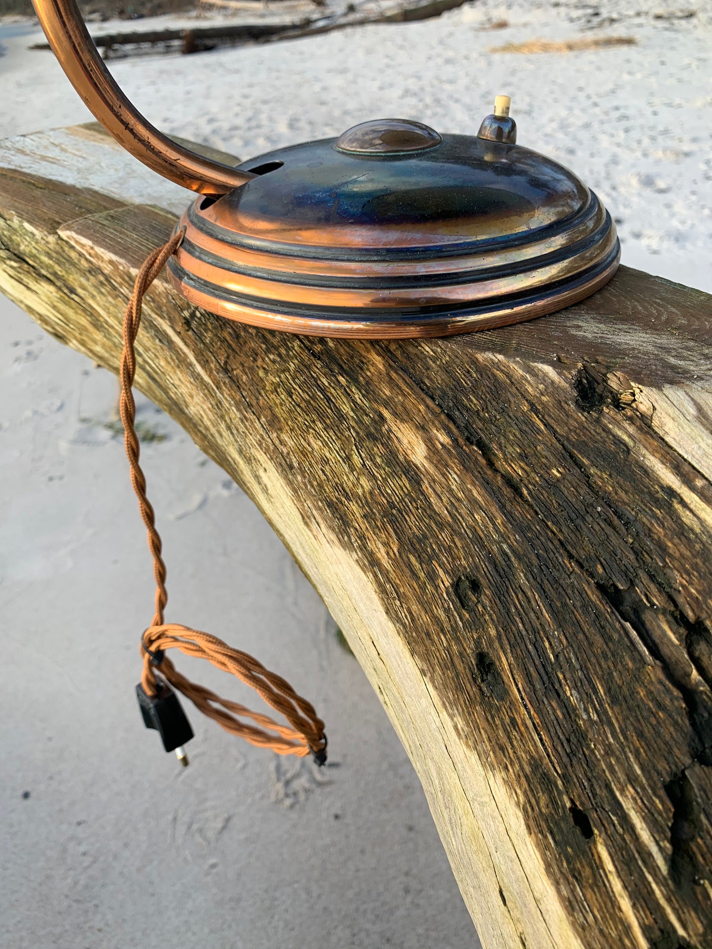 Raw Helo lampa - Koppar