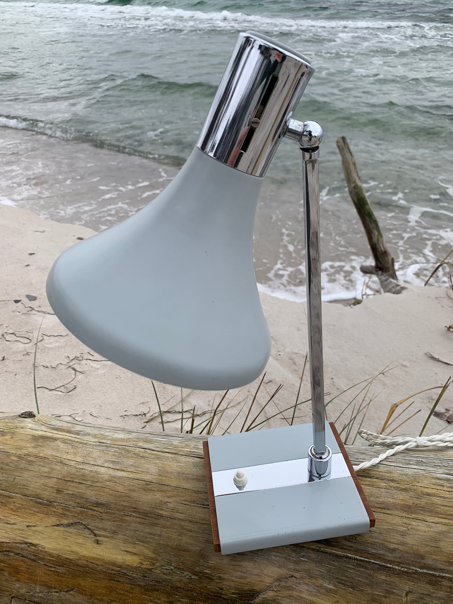 Vintage lampa - Grå