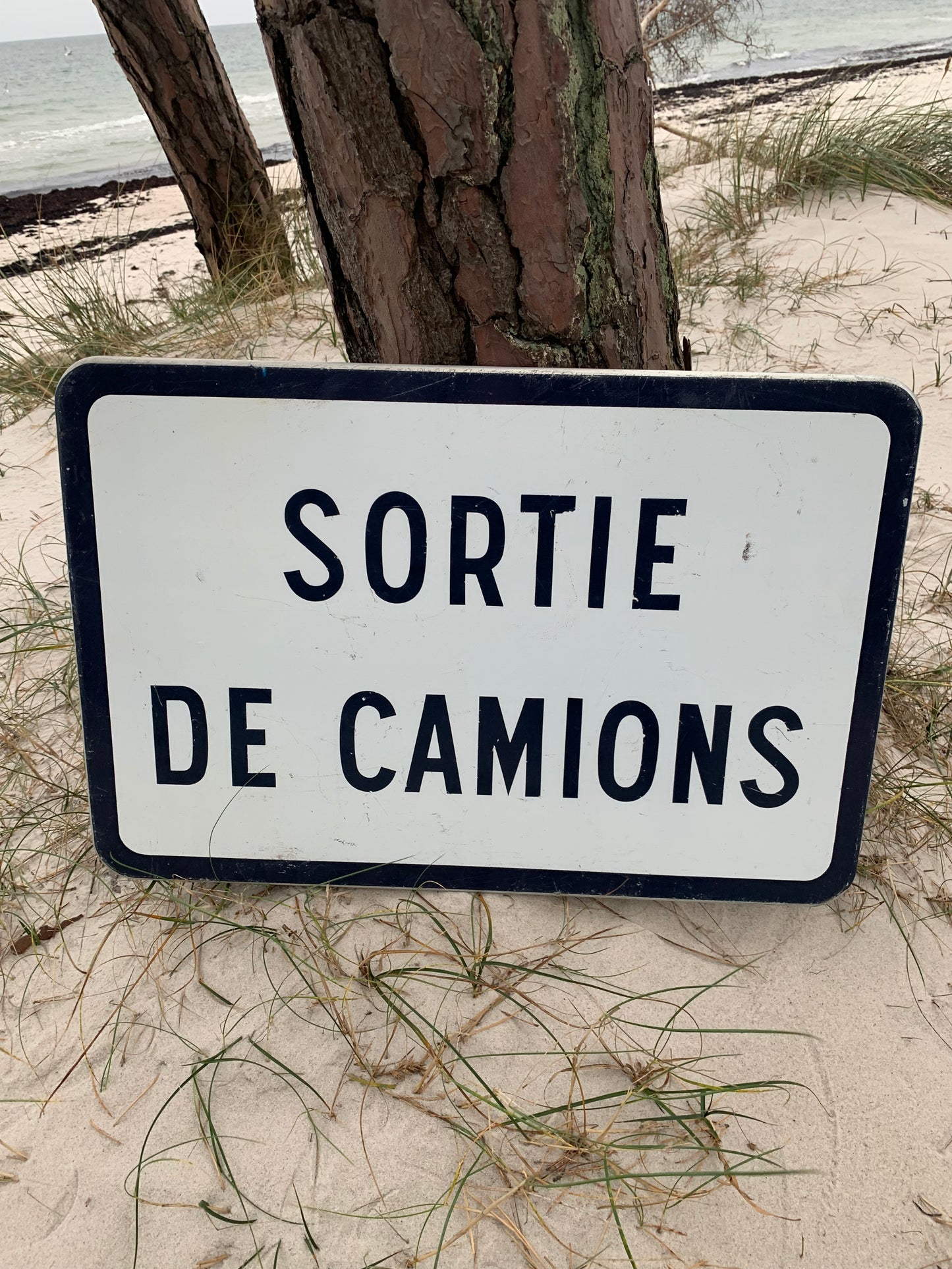 Rolig skylt från Belgien