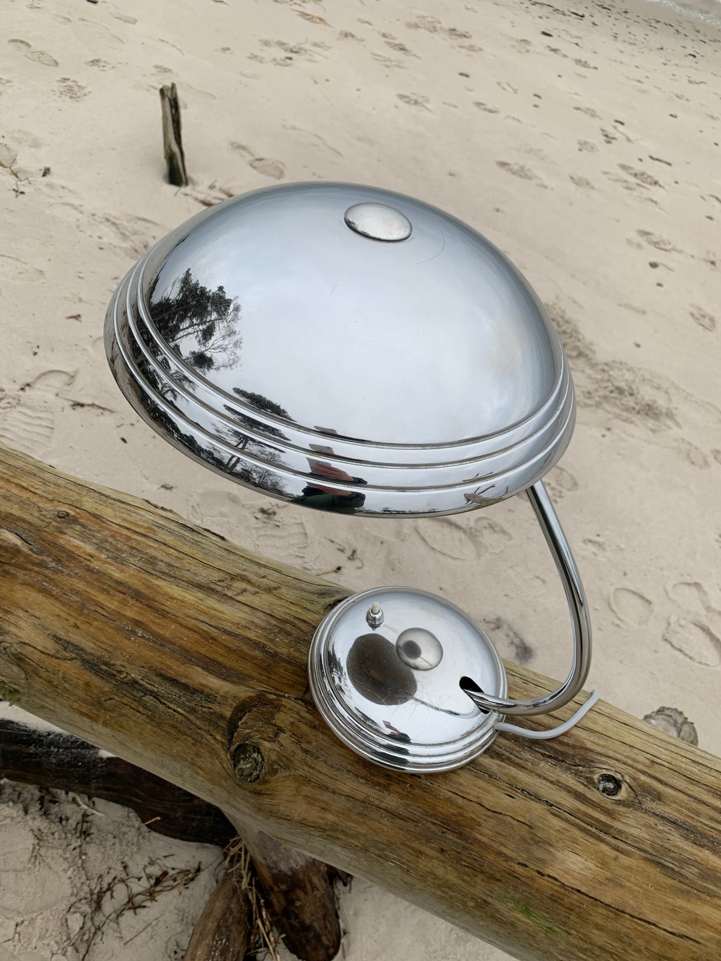 Helo vintage lampa - Krom