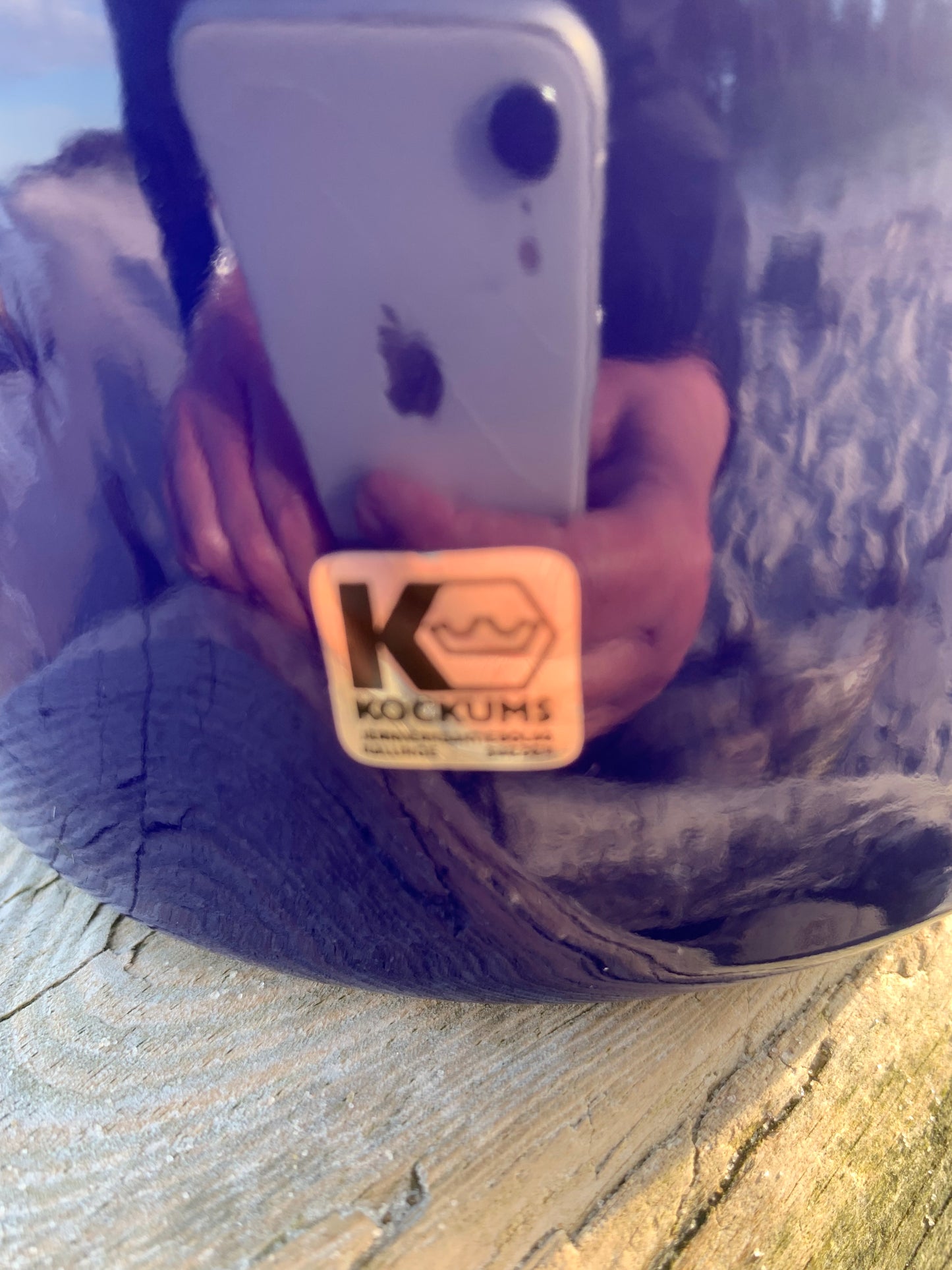 Kockum emalj vattenkokare