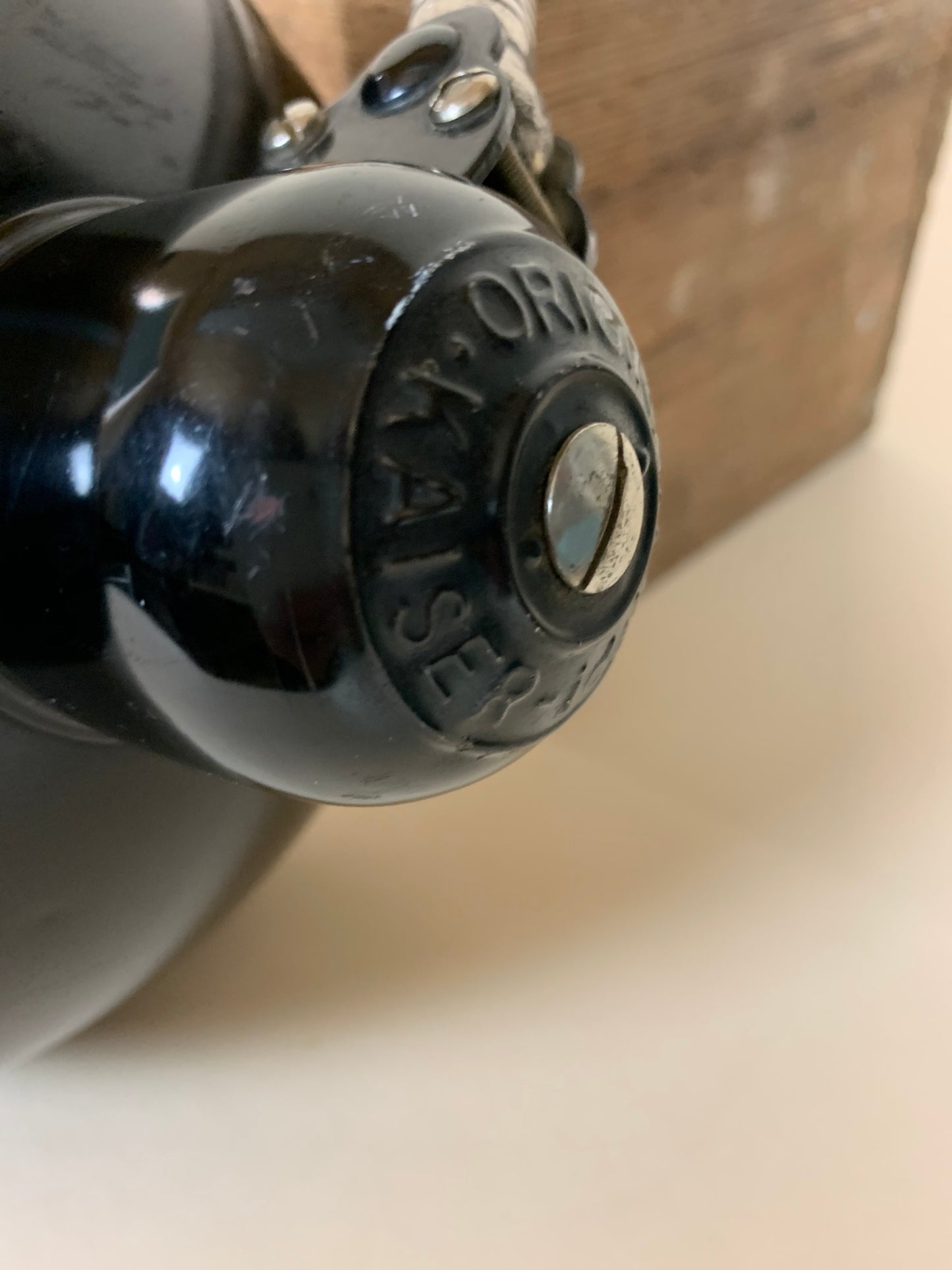 Kaiser Idell arkitektlampa med flexarm och bordsbeslag