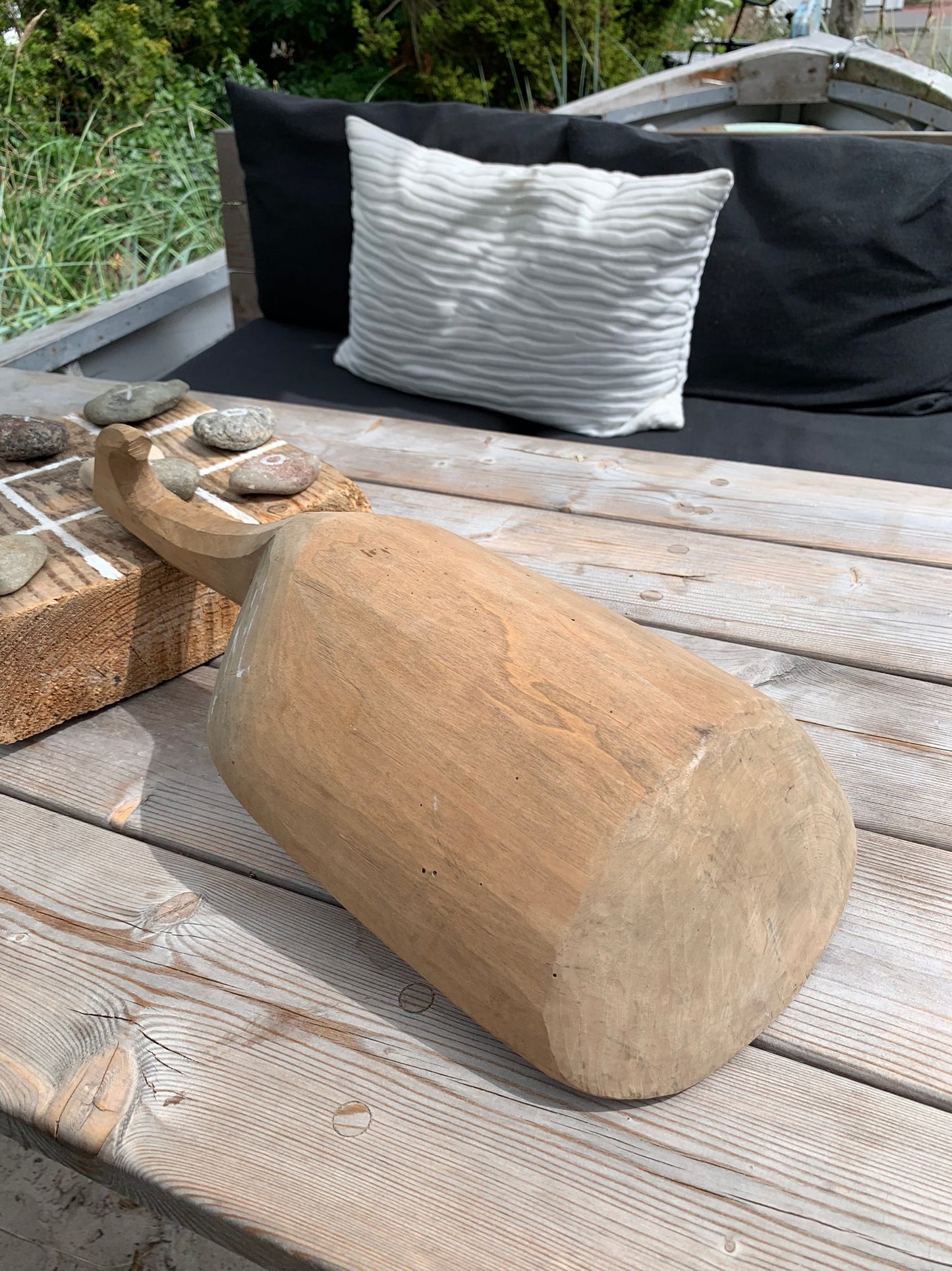 Stor handsnidad träsked