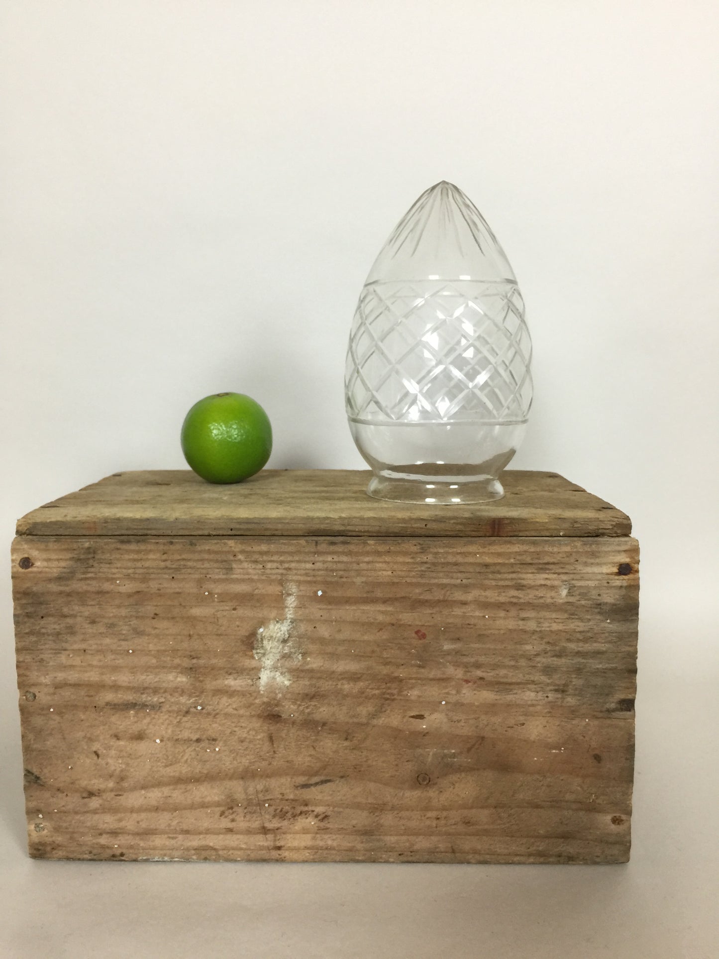 Vackert gammalt lampglas