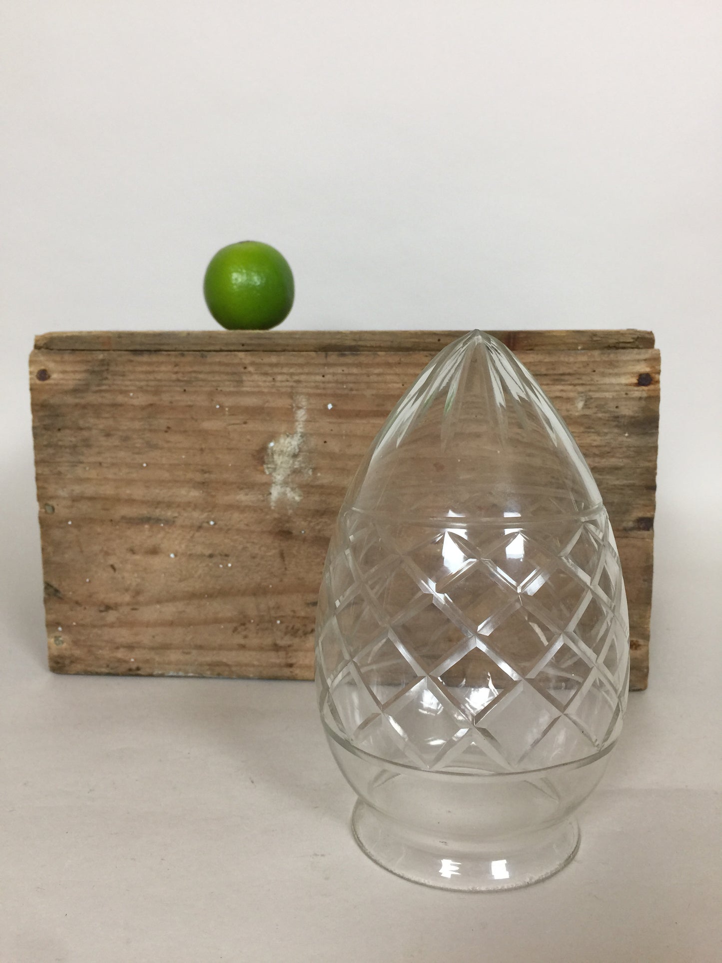 Vackert gammalt lampglas