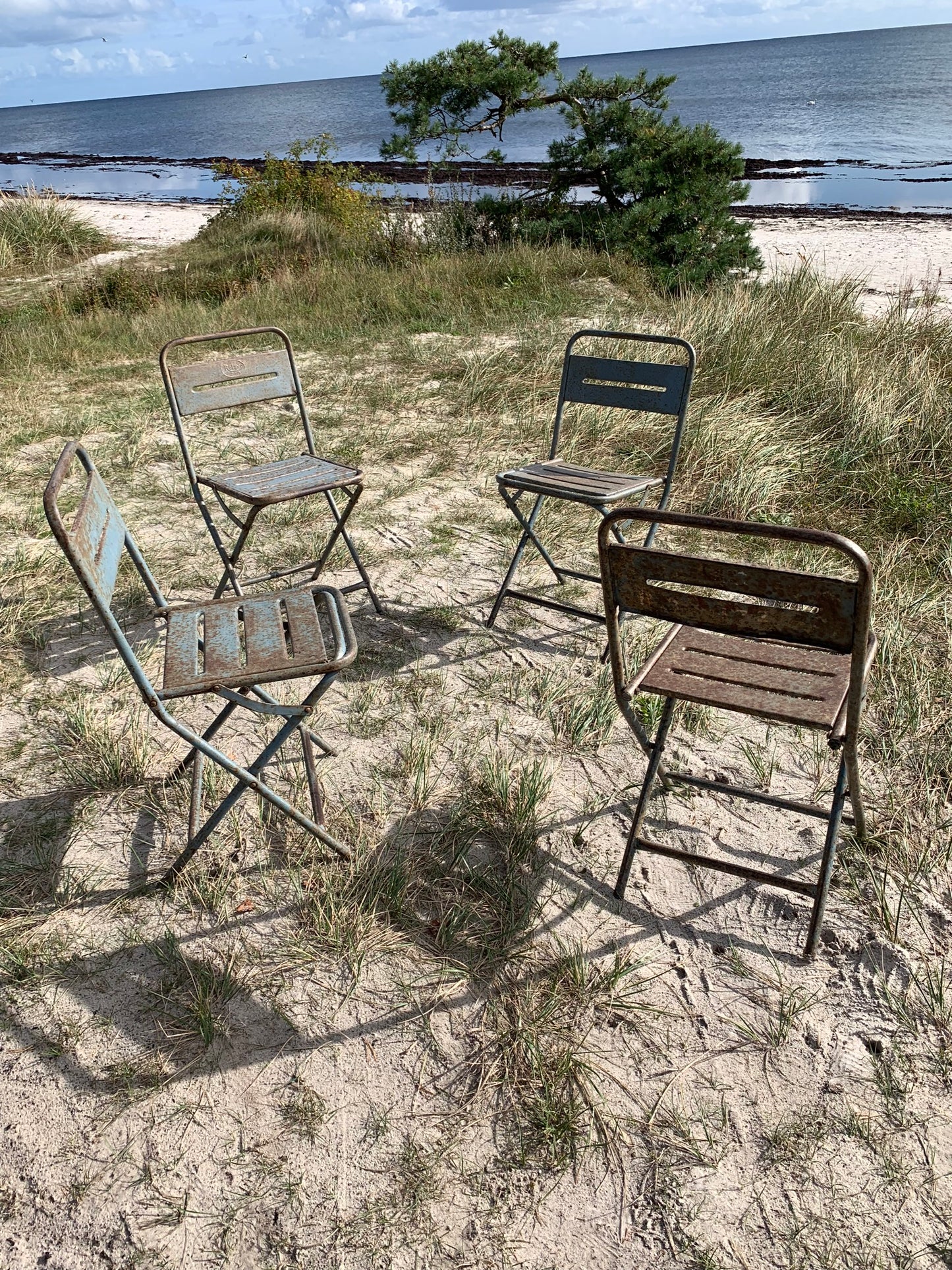 Raw fällstol med patina - priset är pr PCS.
