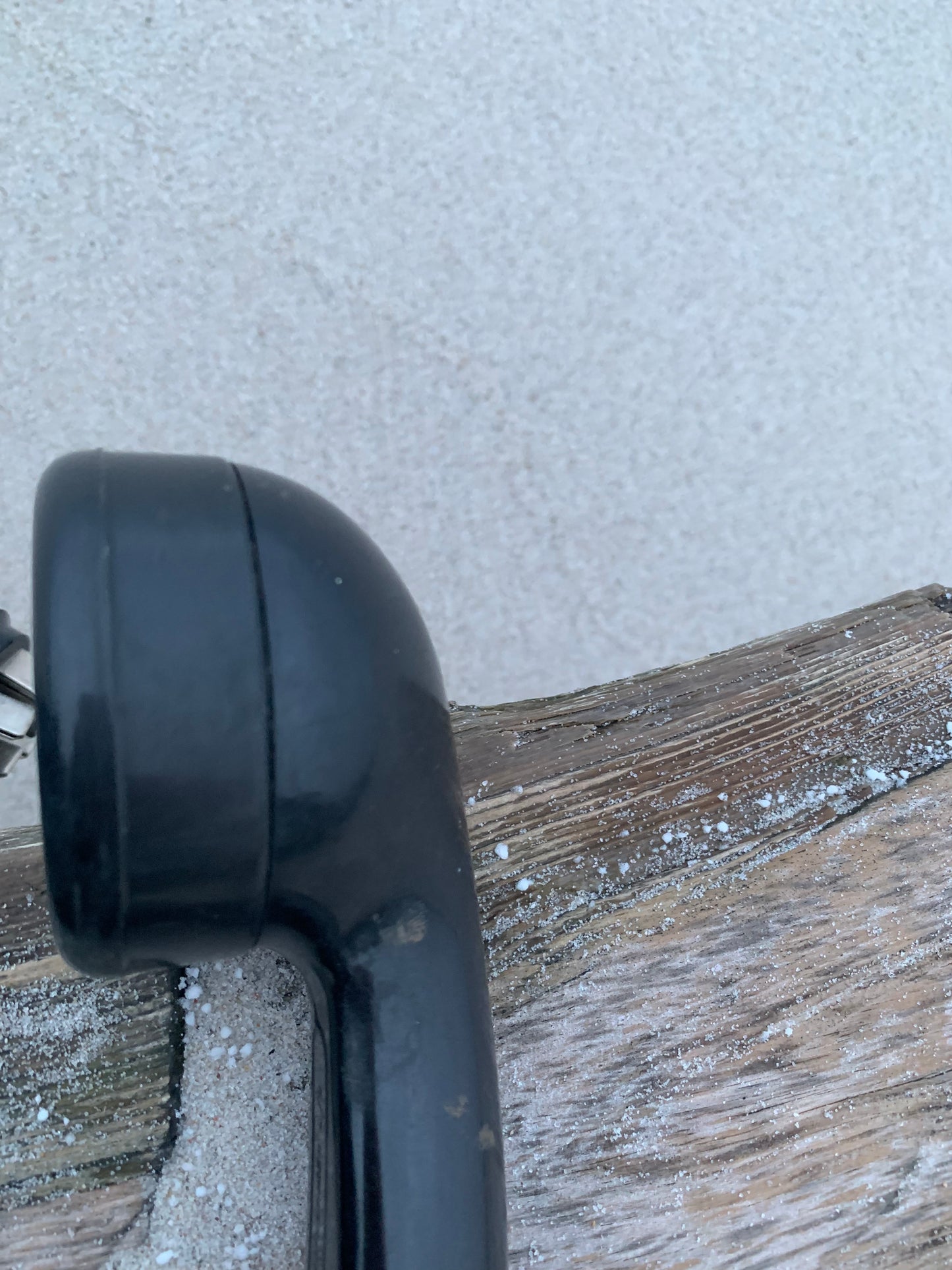 Svart bakelittelefon