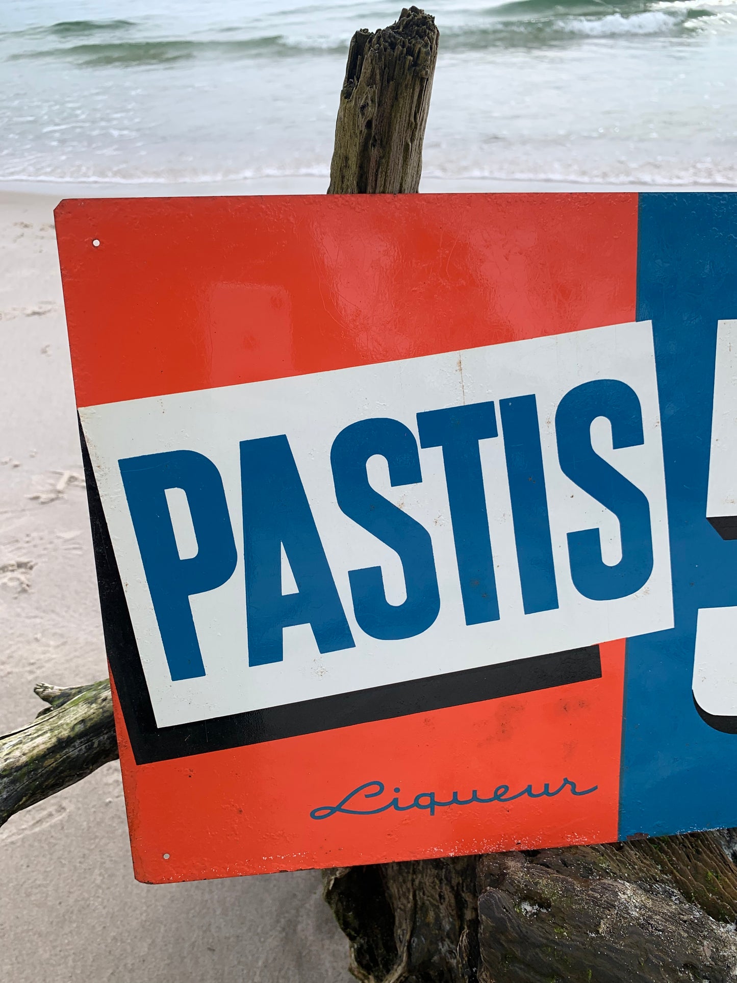 Pastis-skylt från 1960-talet