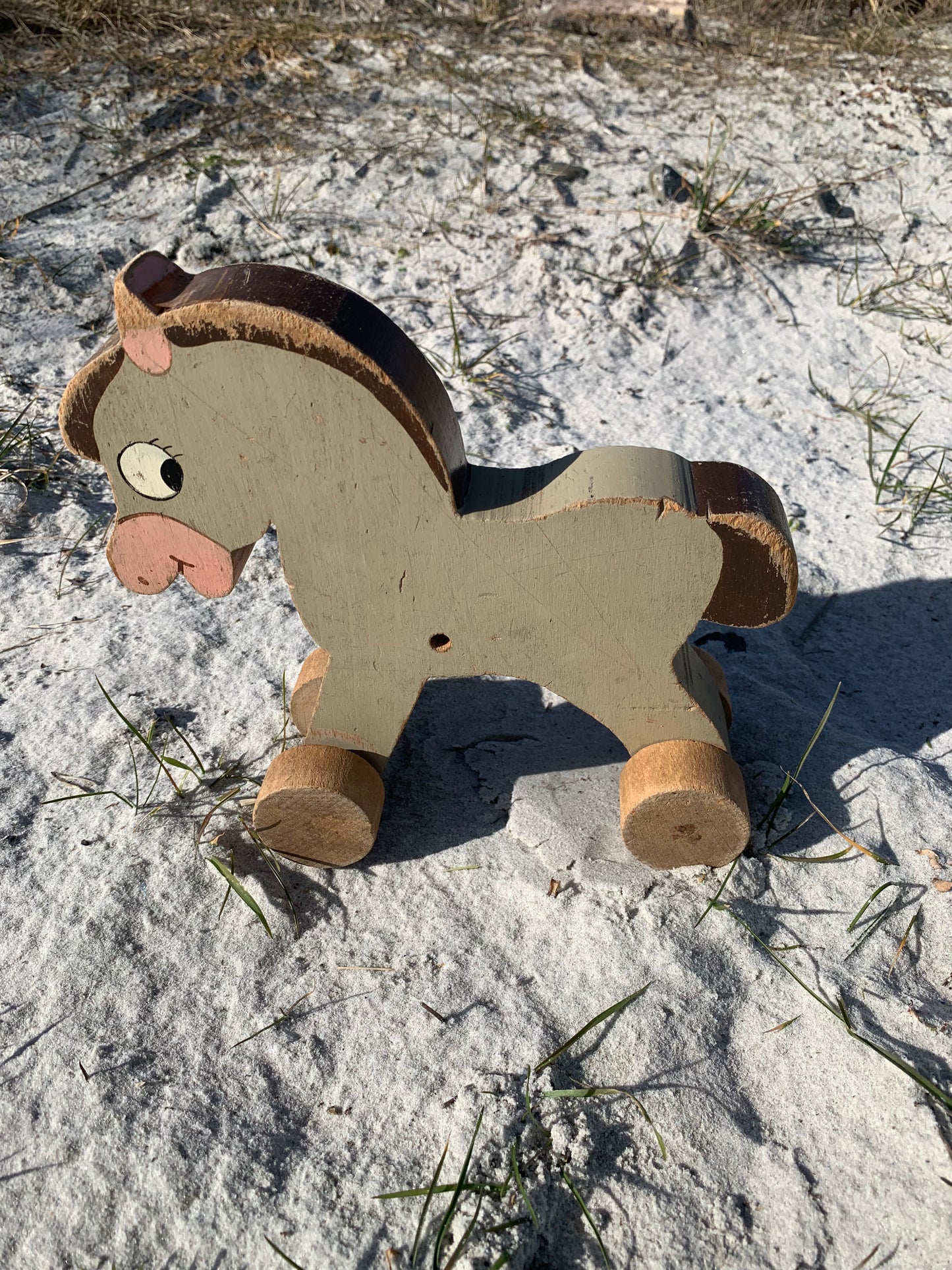 Gammal leksakshäst