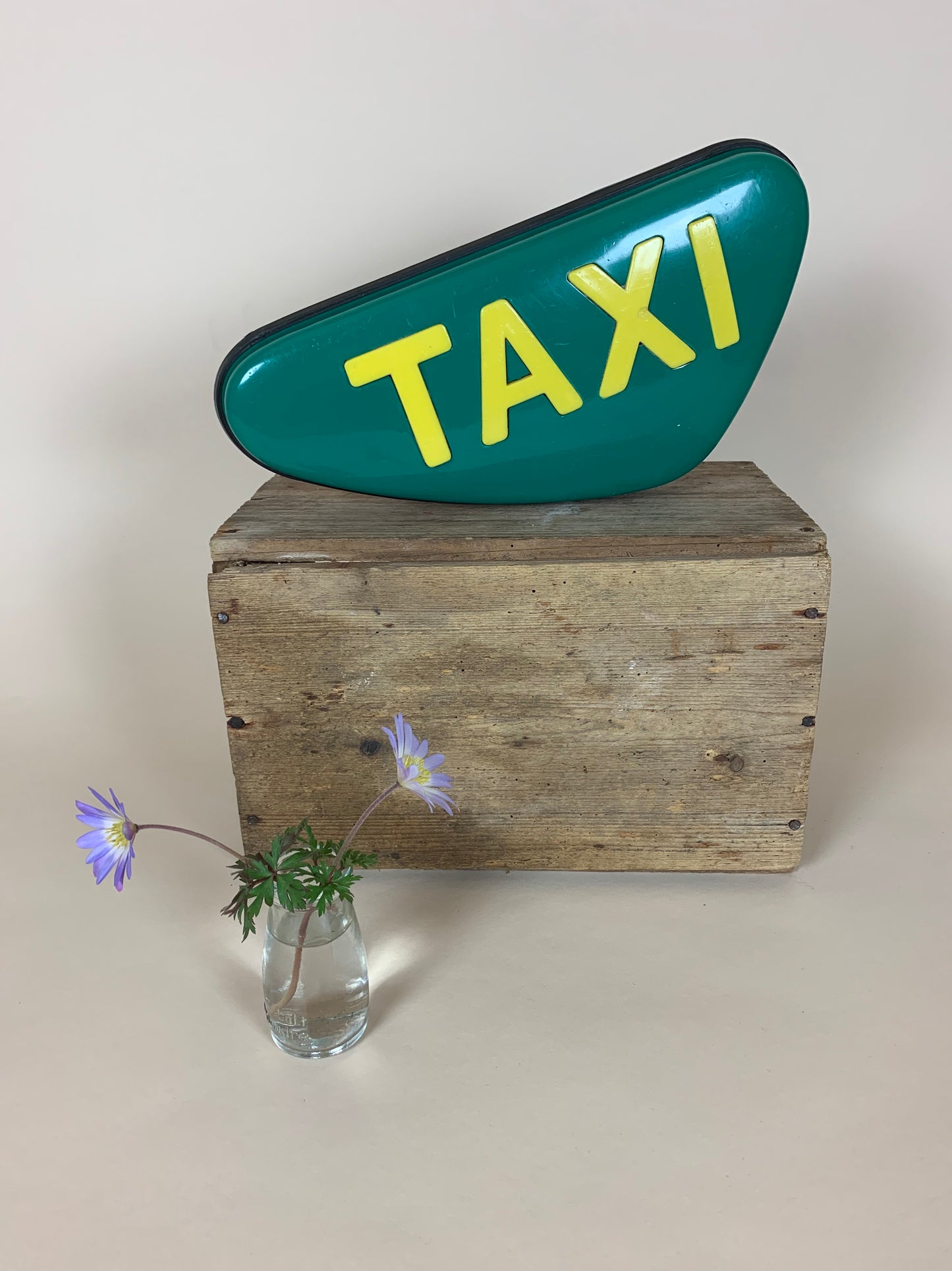 Taxiskylt med ljus
