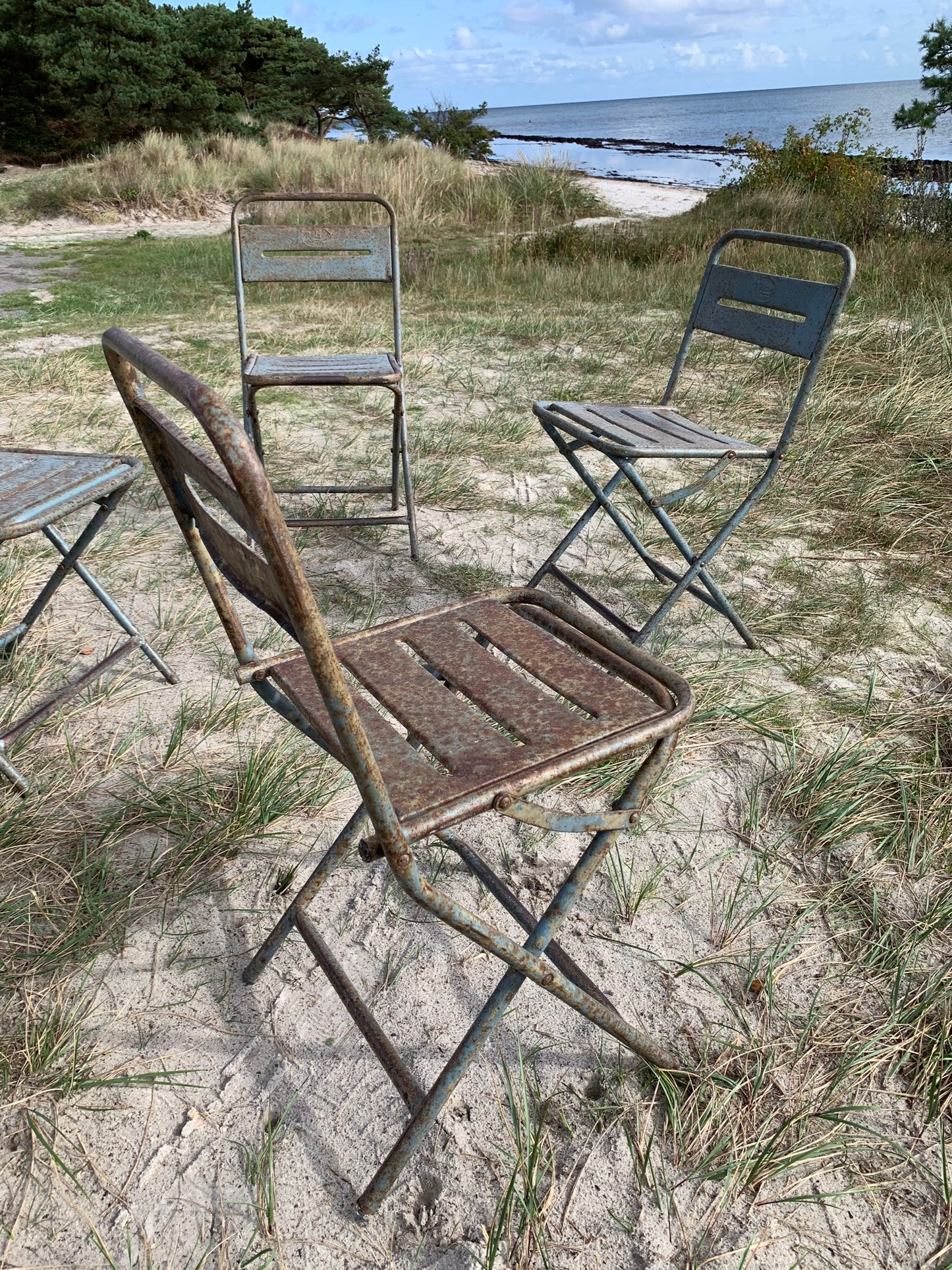 Raw fällstol med patina - priset är pr PCS.