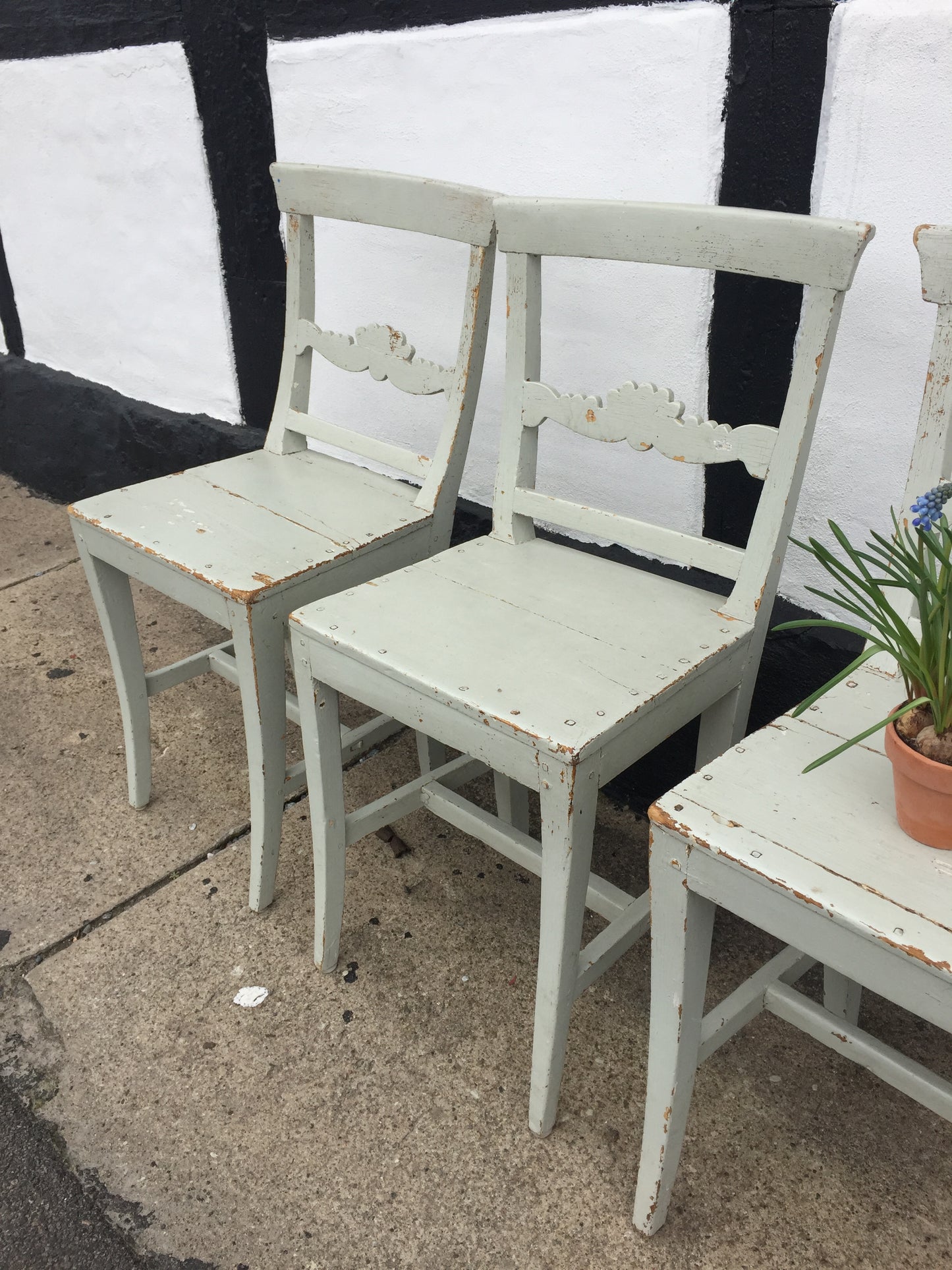 Vacker stol med fin patina