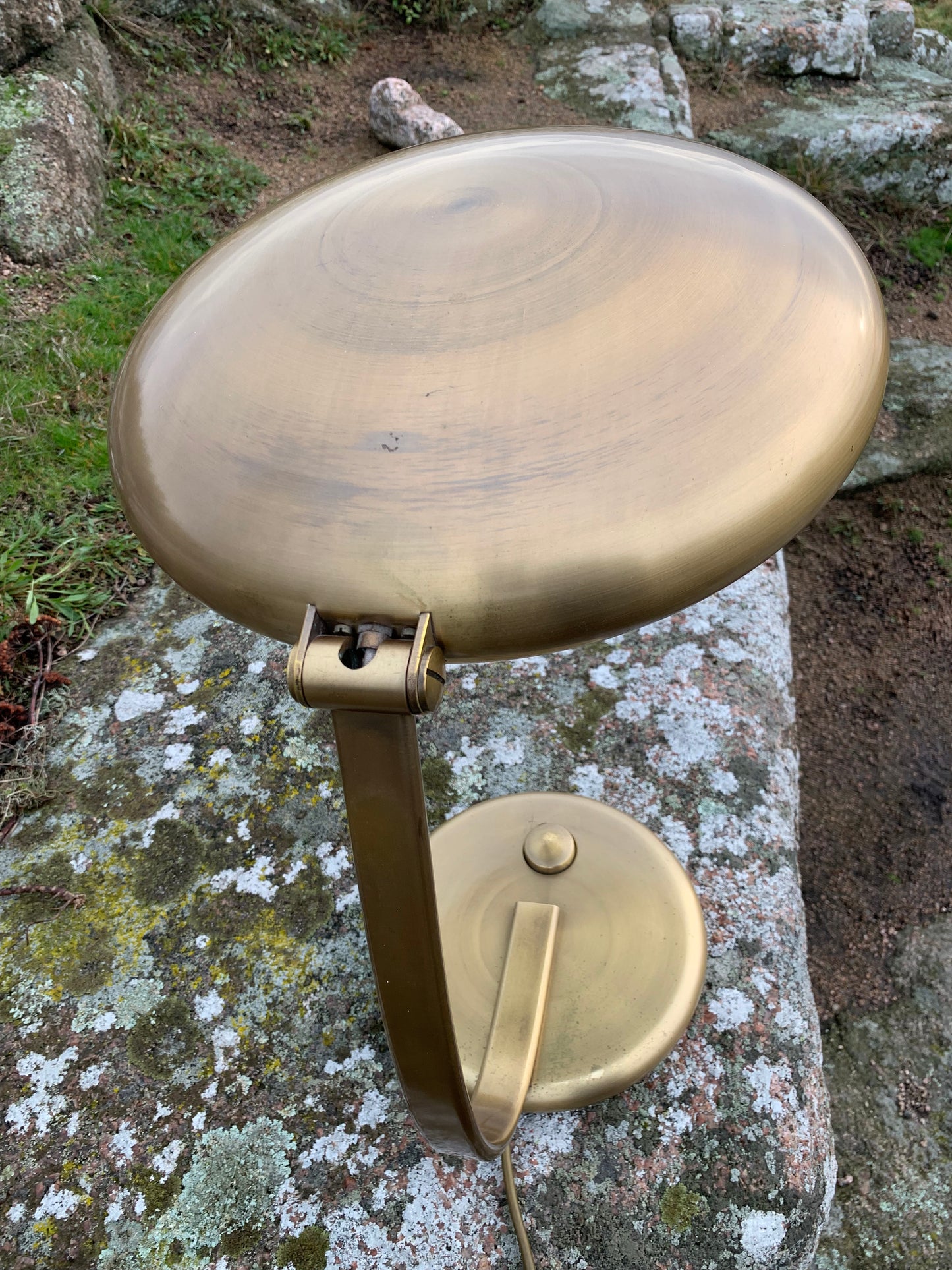 Koch & Lowy vintage lampa - Mässing