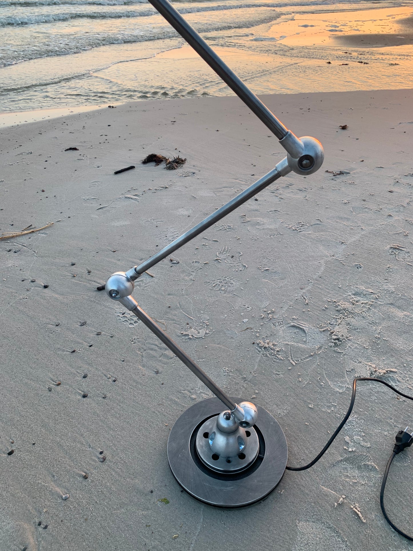 Vacker Jieldé golvlampa med 5 armar