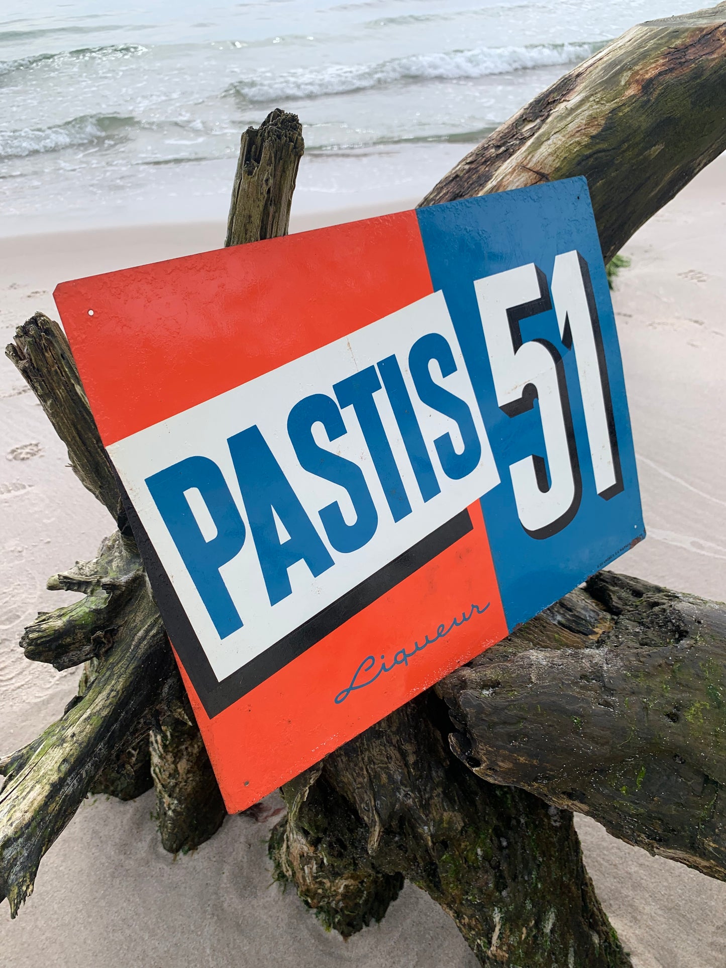 Pastis-skylt från 1960-talet