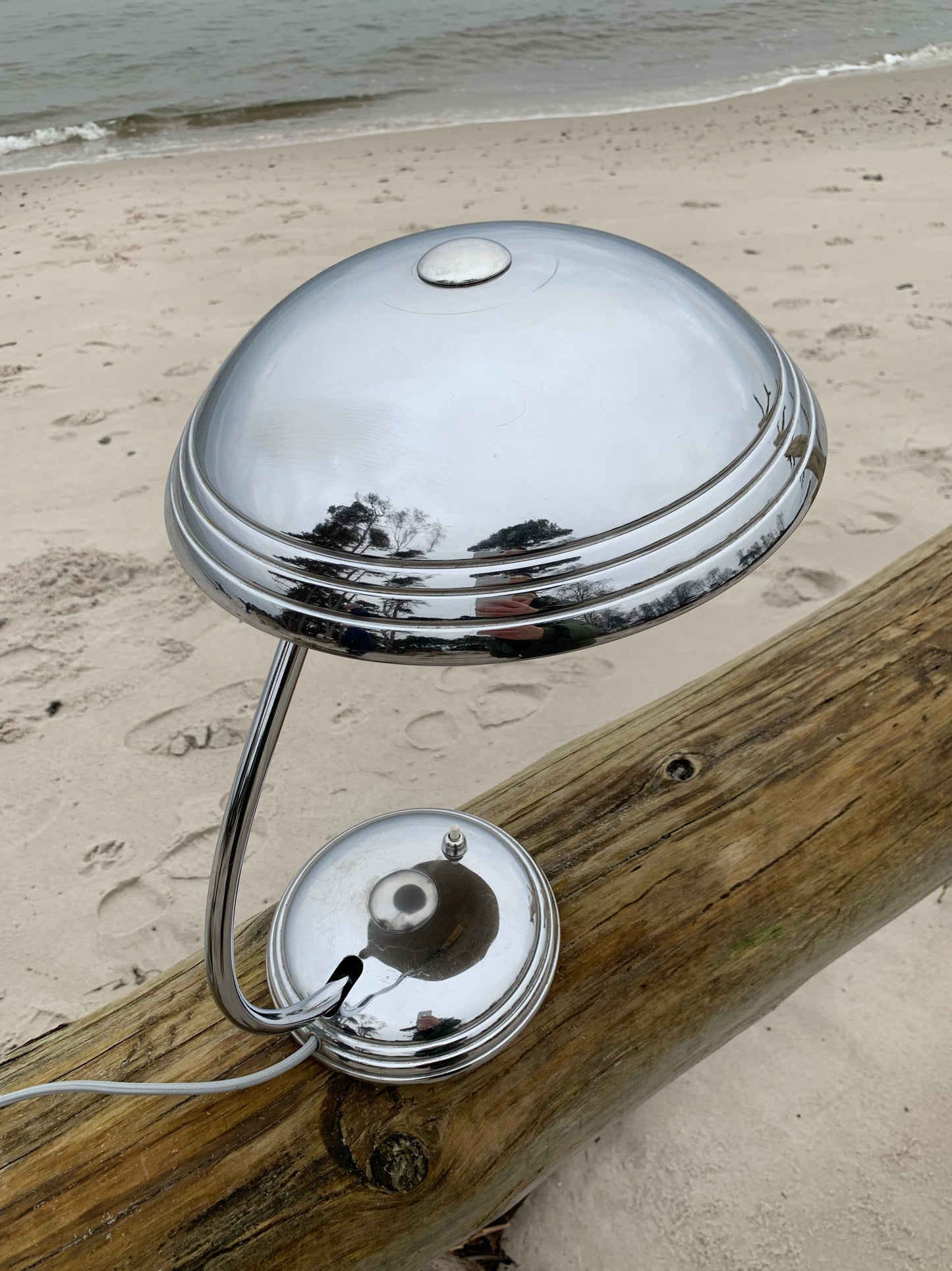 Helo vintage lampa - Krom