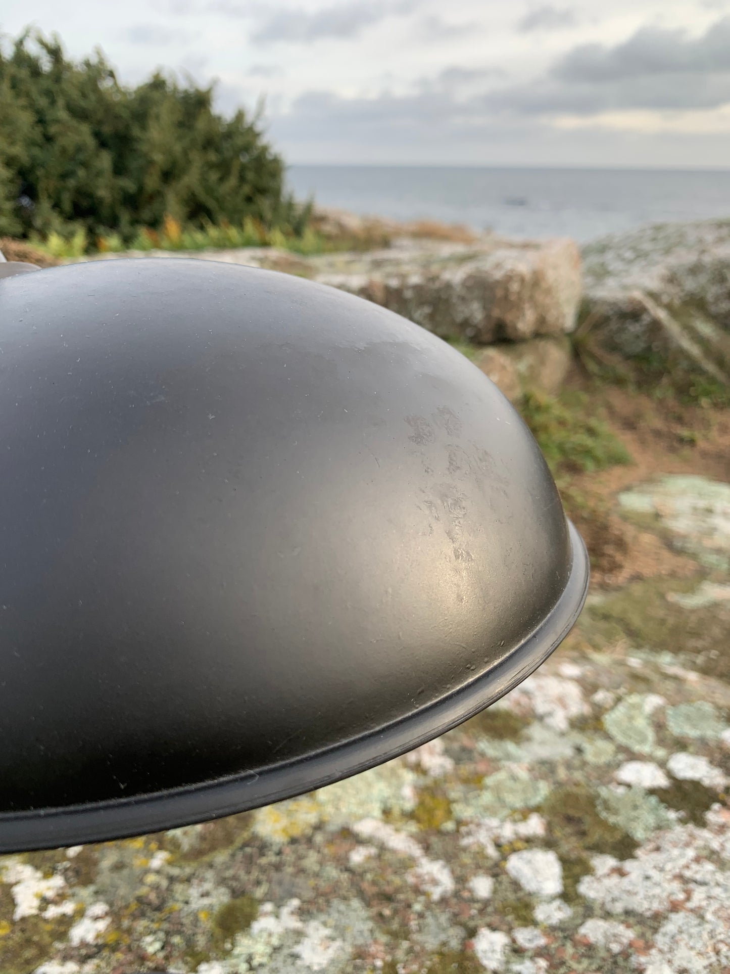 Helion vintage lampa i bakelit