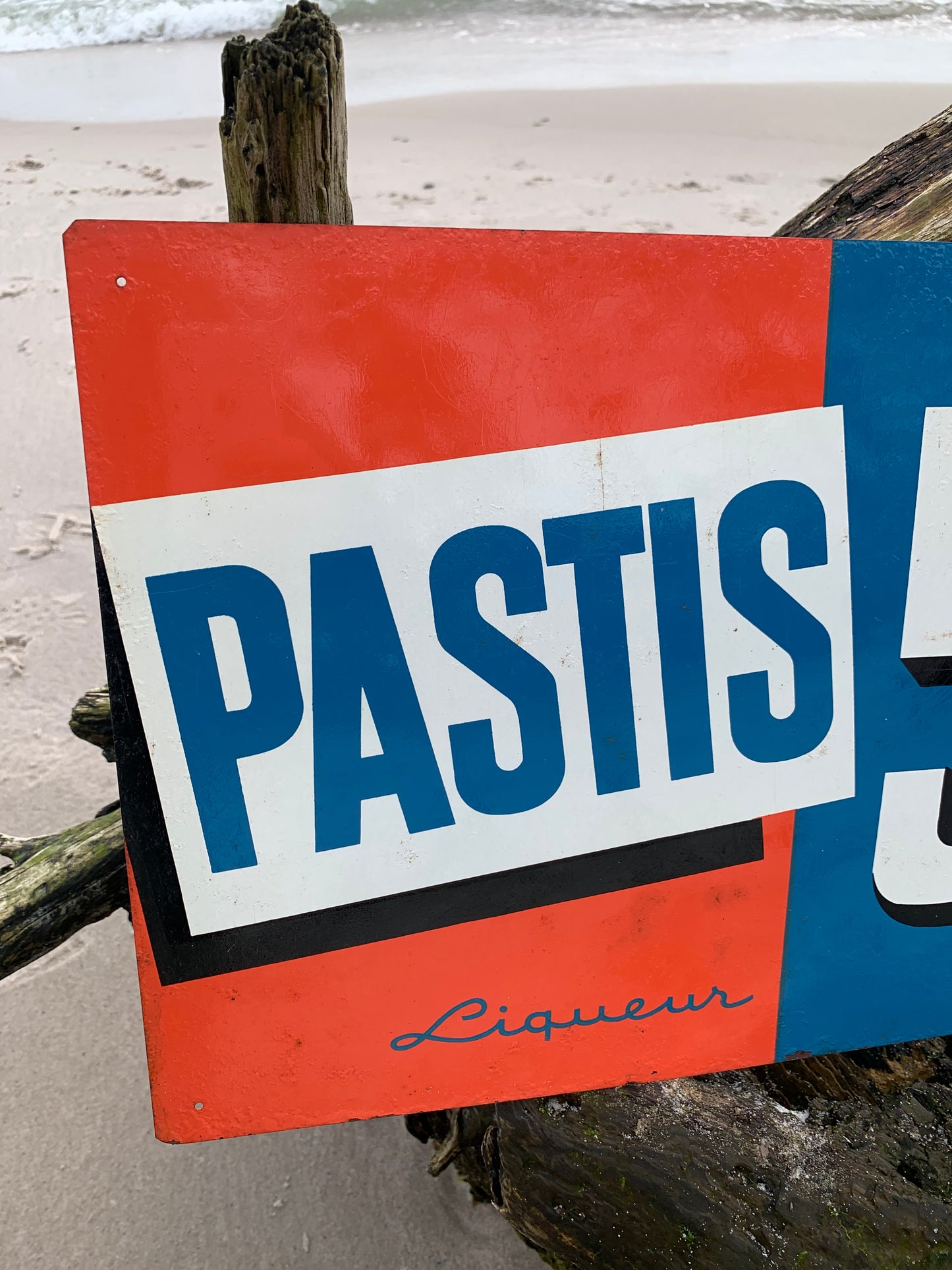 Pastis-skylt från 1960-talet