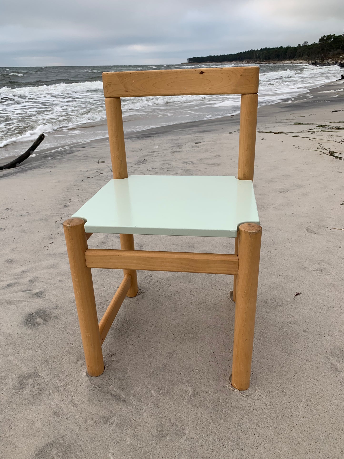 Rejäl institutionsstol för barn - Grön