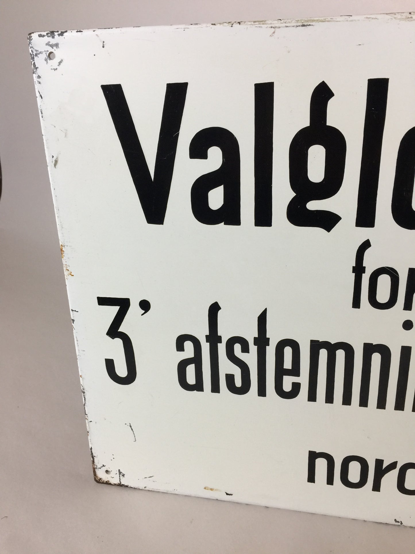 Valskylt 3 Nord