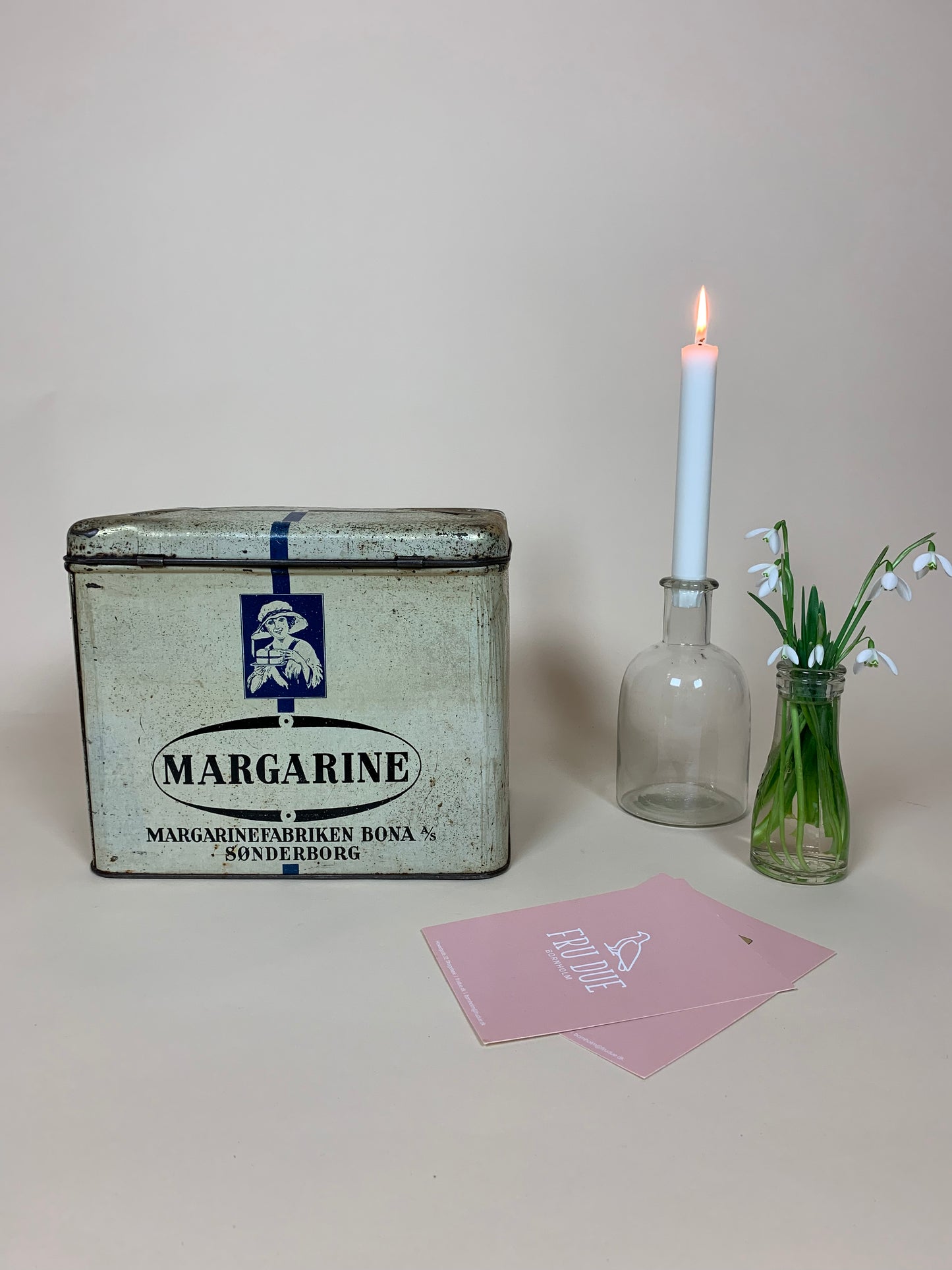 Vacker gammal margarinburk från Sønderborg