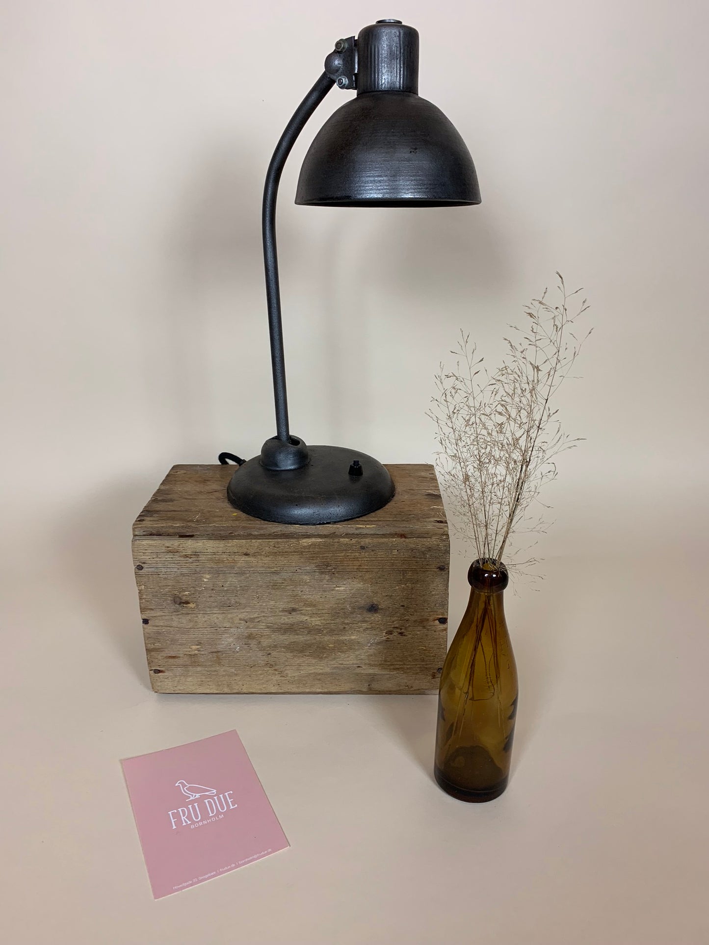 Rå vintage lampa