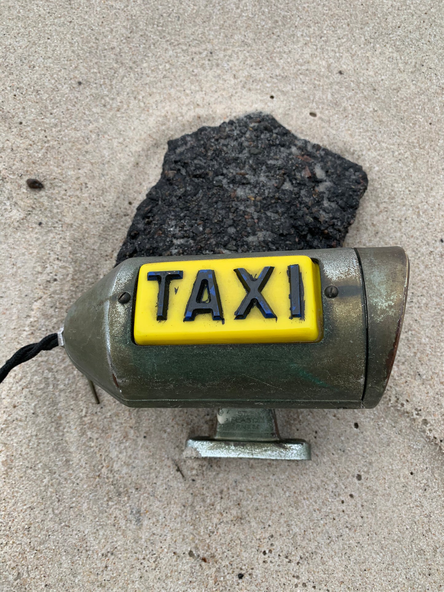 Taxi ljus skylt