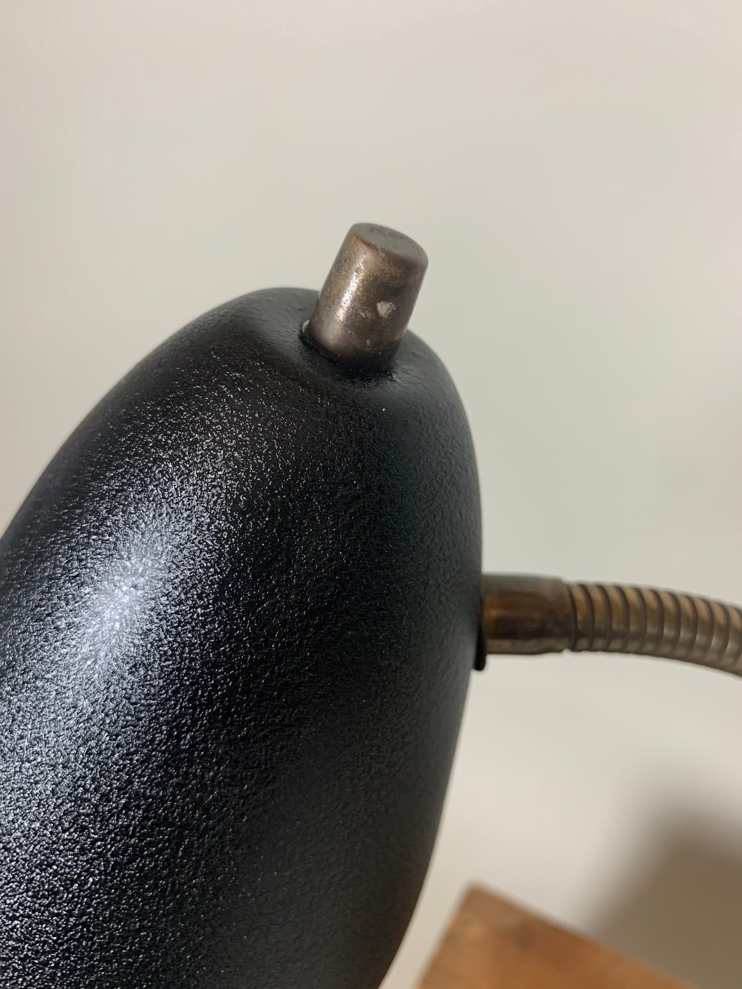 Vintage lampa med flex arm - Svart