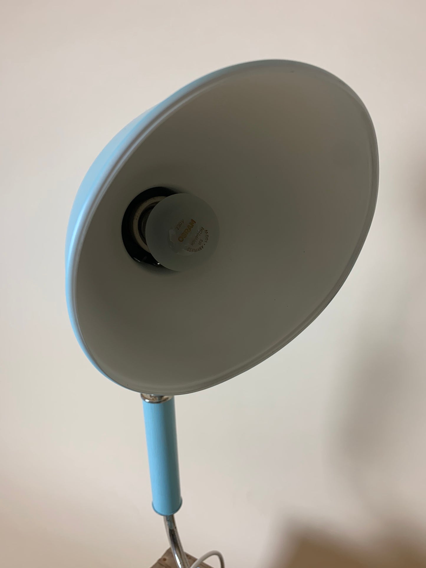 Vintage lampa designad av Christian Dell för Koranda