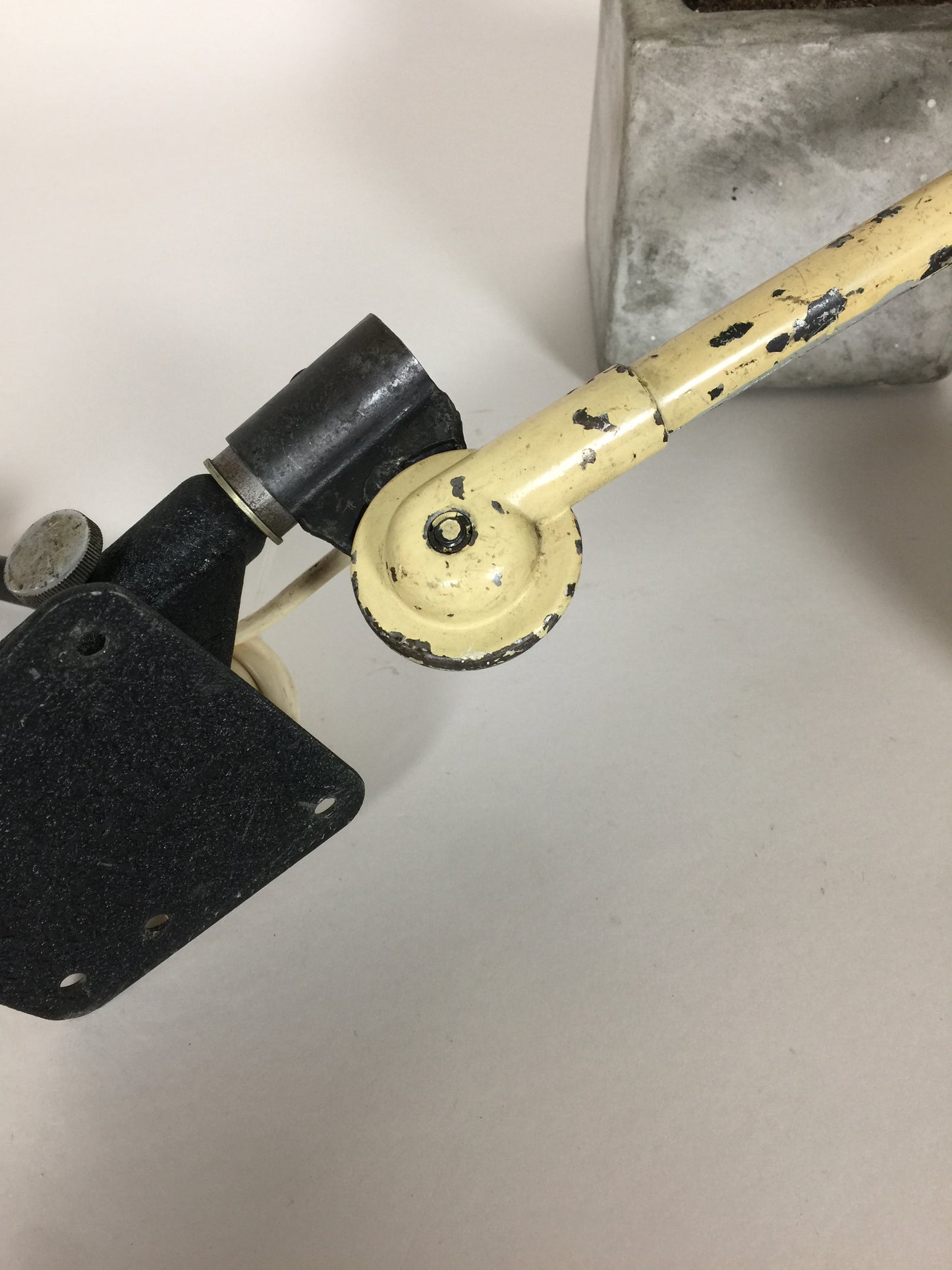 Fransk gammal vägglampa
