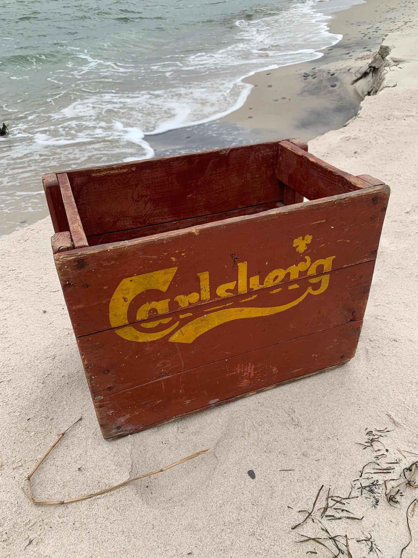Gammal Carlsberg öllåda