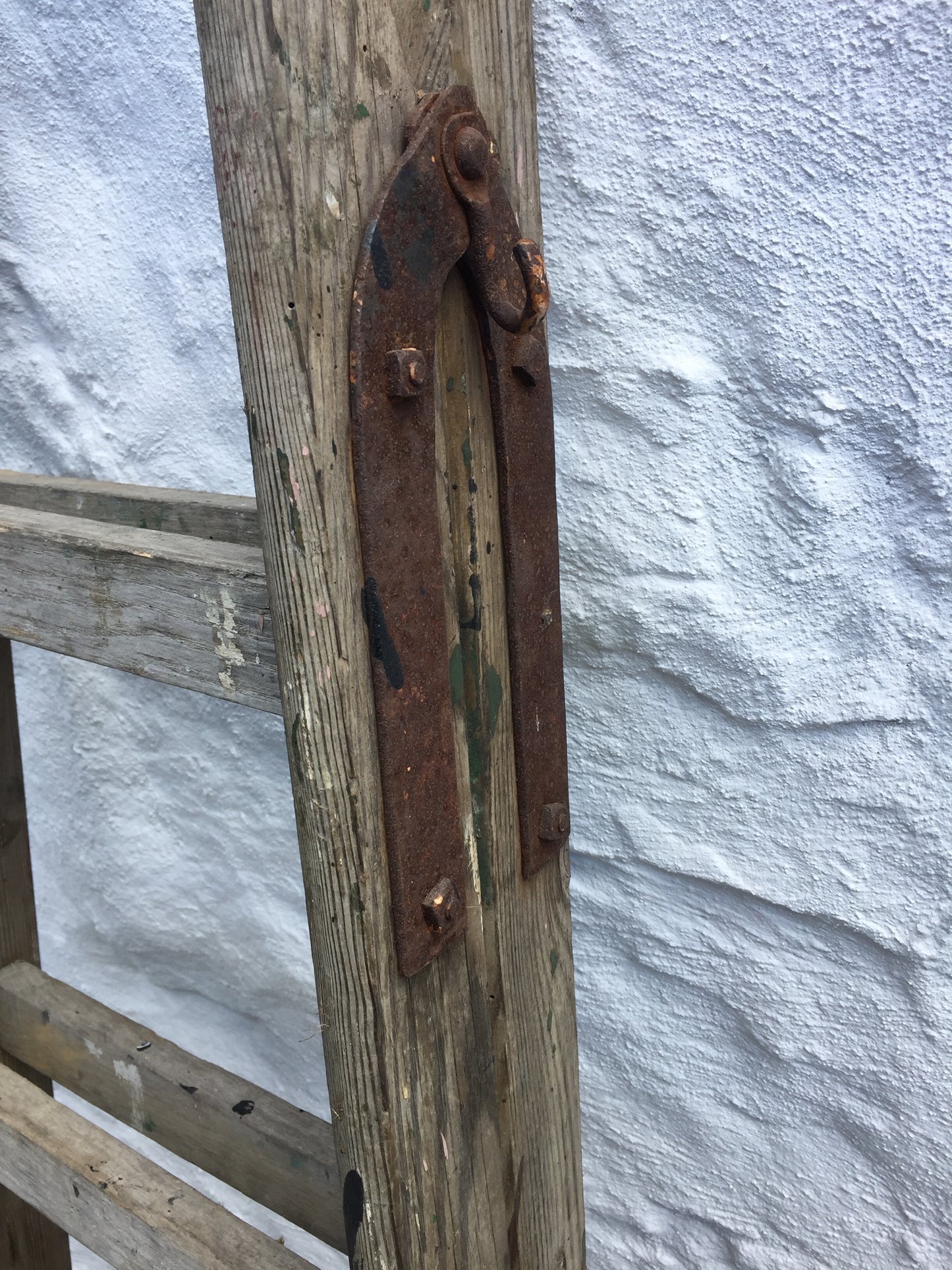 Stege med vacker patina
