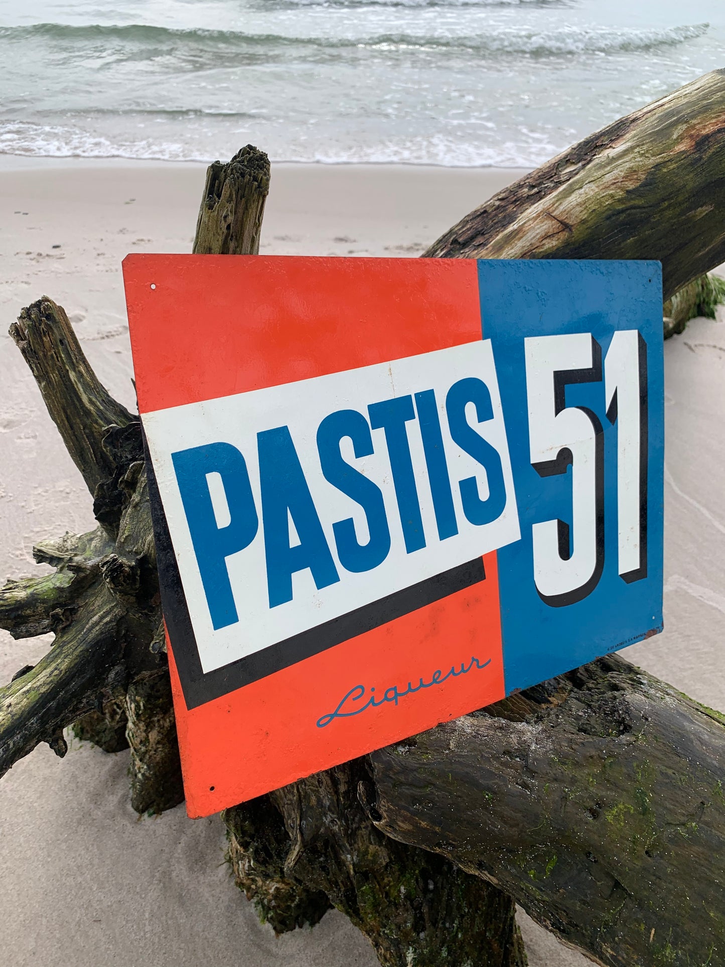 Pastis-skylt från 1960-talet