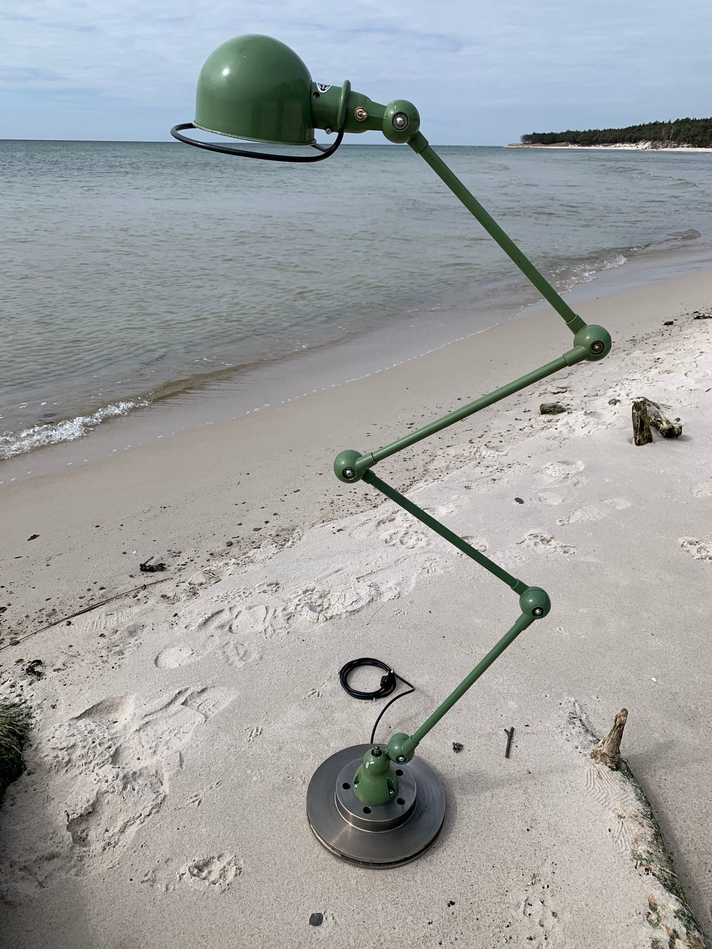 Jieldé golvlampa med 4 armar - Grön