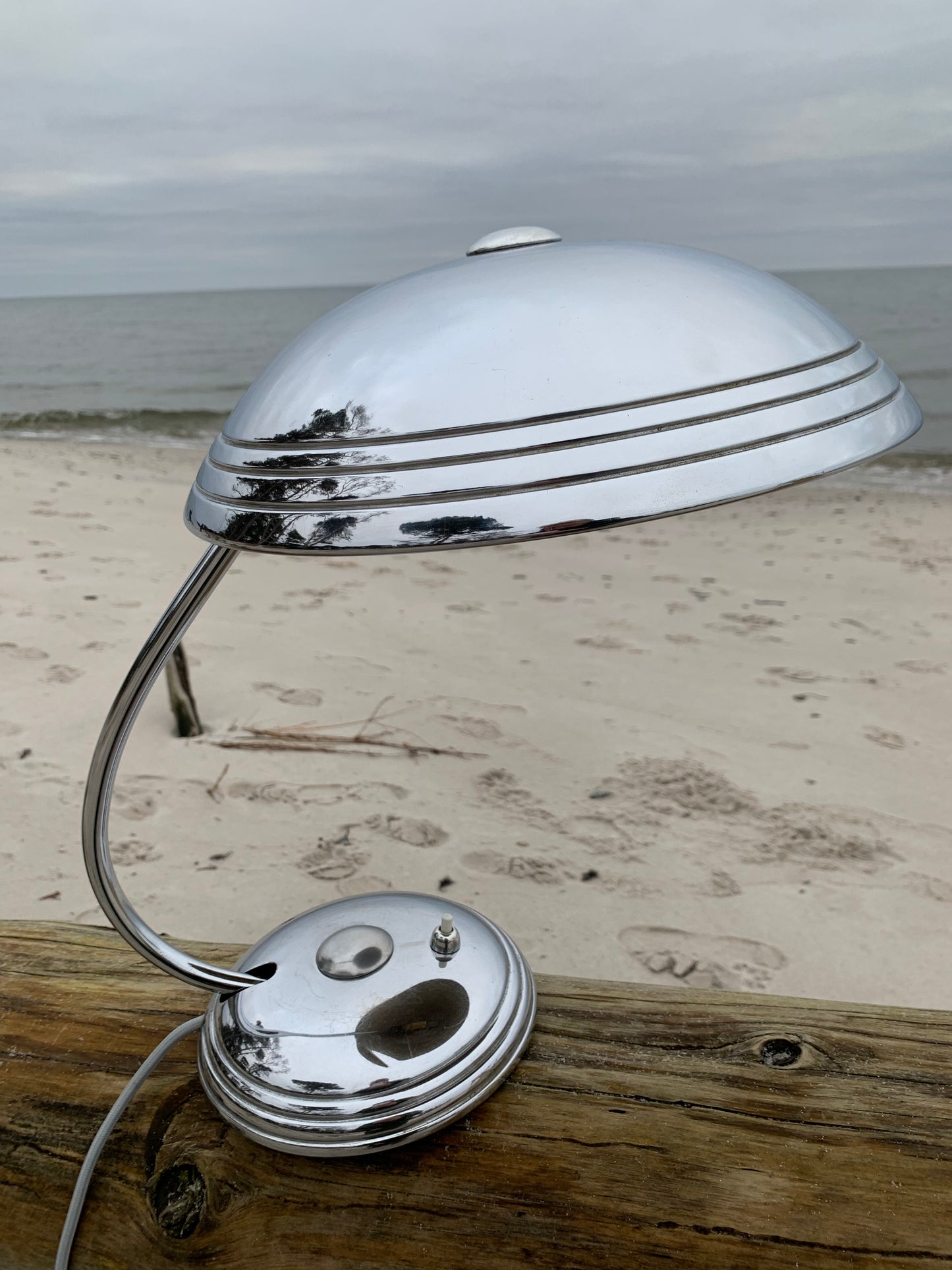 Helo vintage lampa - Krom